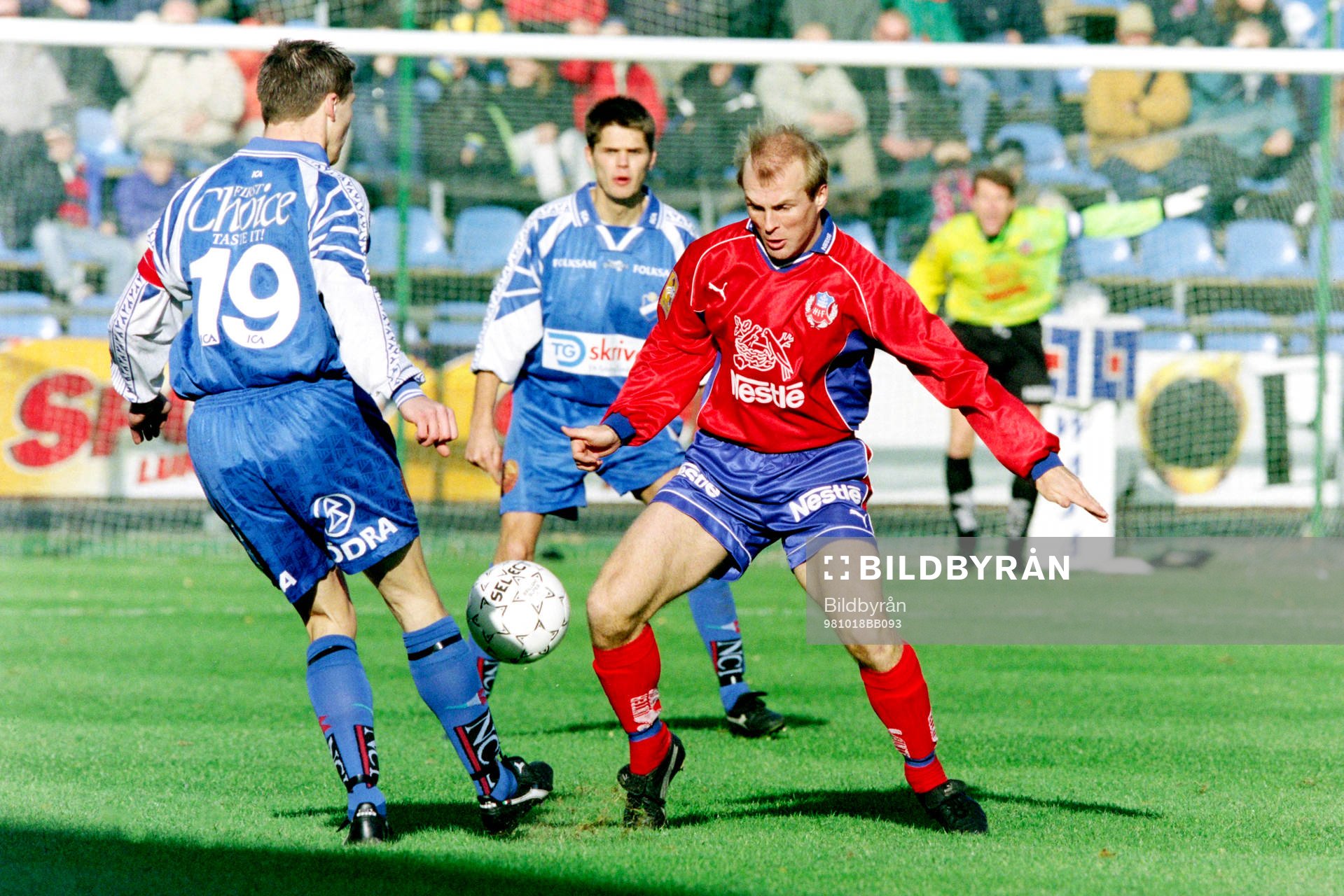 Fotboll, Allsvenskan, Helsingborg - Öster, 3-1: Peter Wibrån, Helsingborg.
