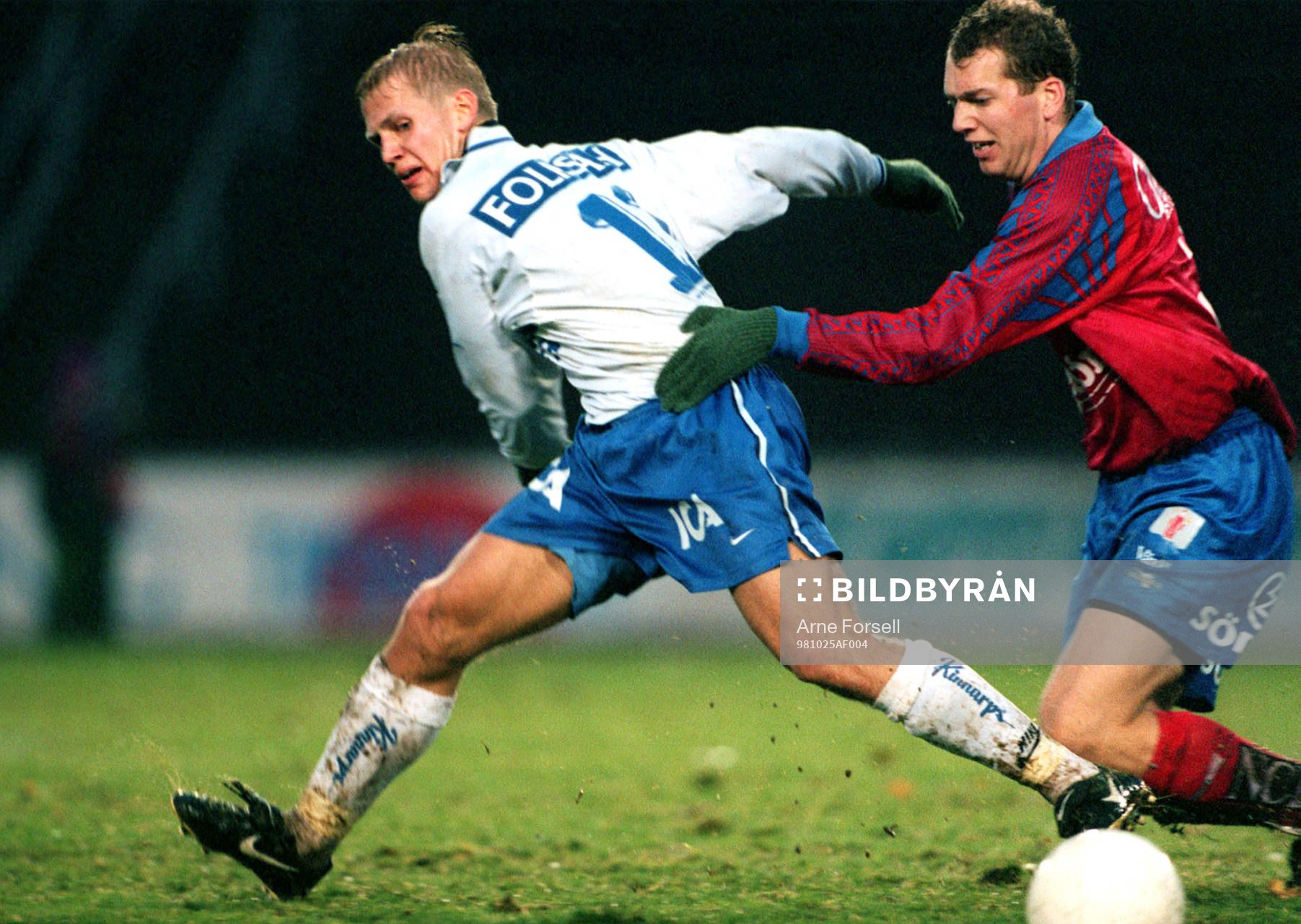 Martin Åslund, IFK Norrköping, och Fredrik Bild, Öster