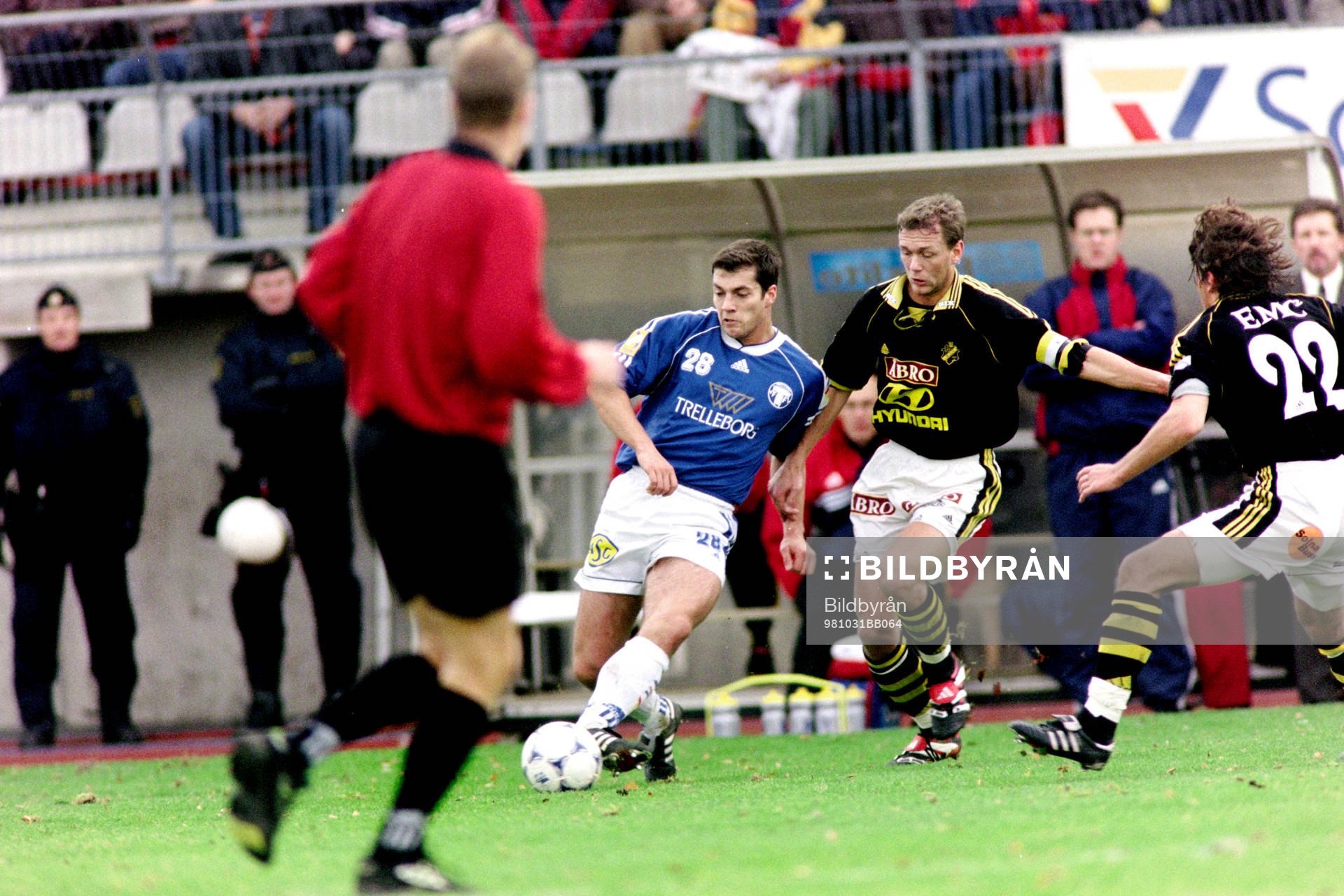 Stefan van Riel, Trelleborg och Krister Nordin, AIK