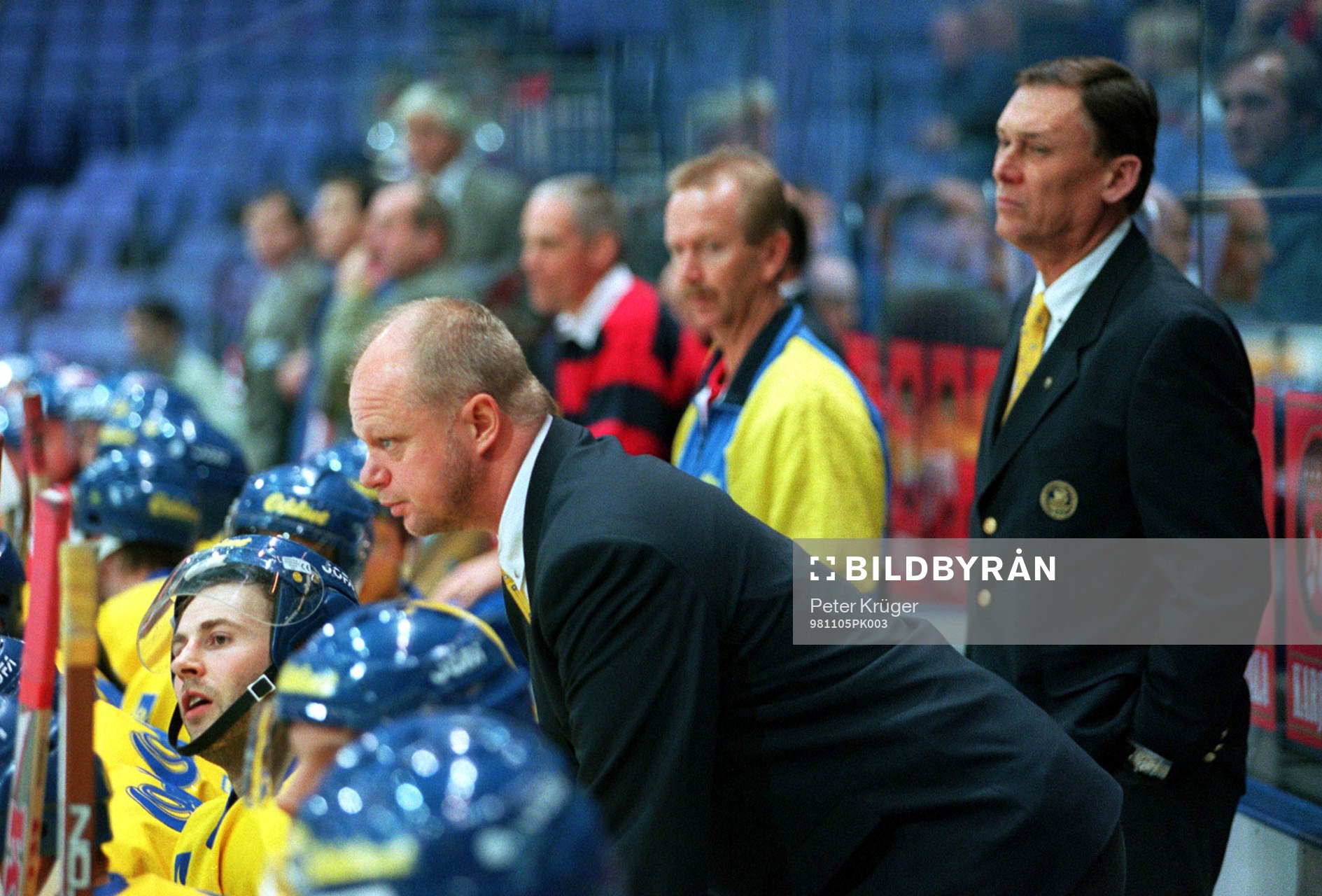Roger Melin och Dan Hobér, tränare (coach) Sverige