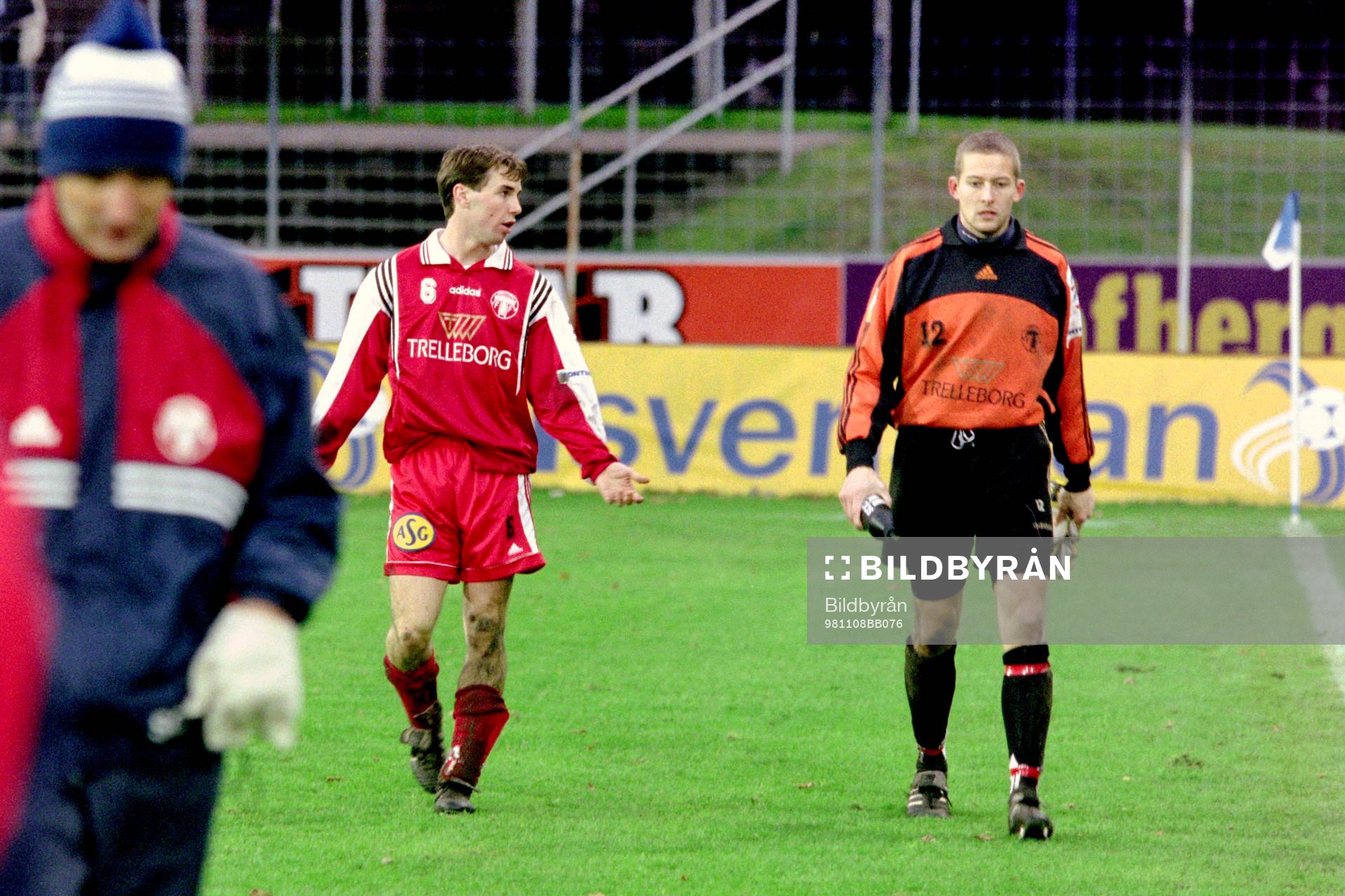 Mattias Kronvall och Daniel Andersson, målvakt, Trelleborg