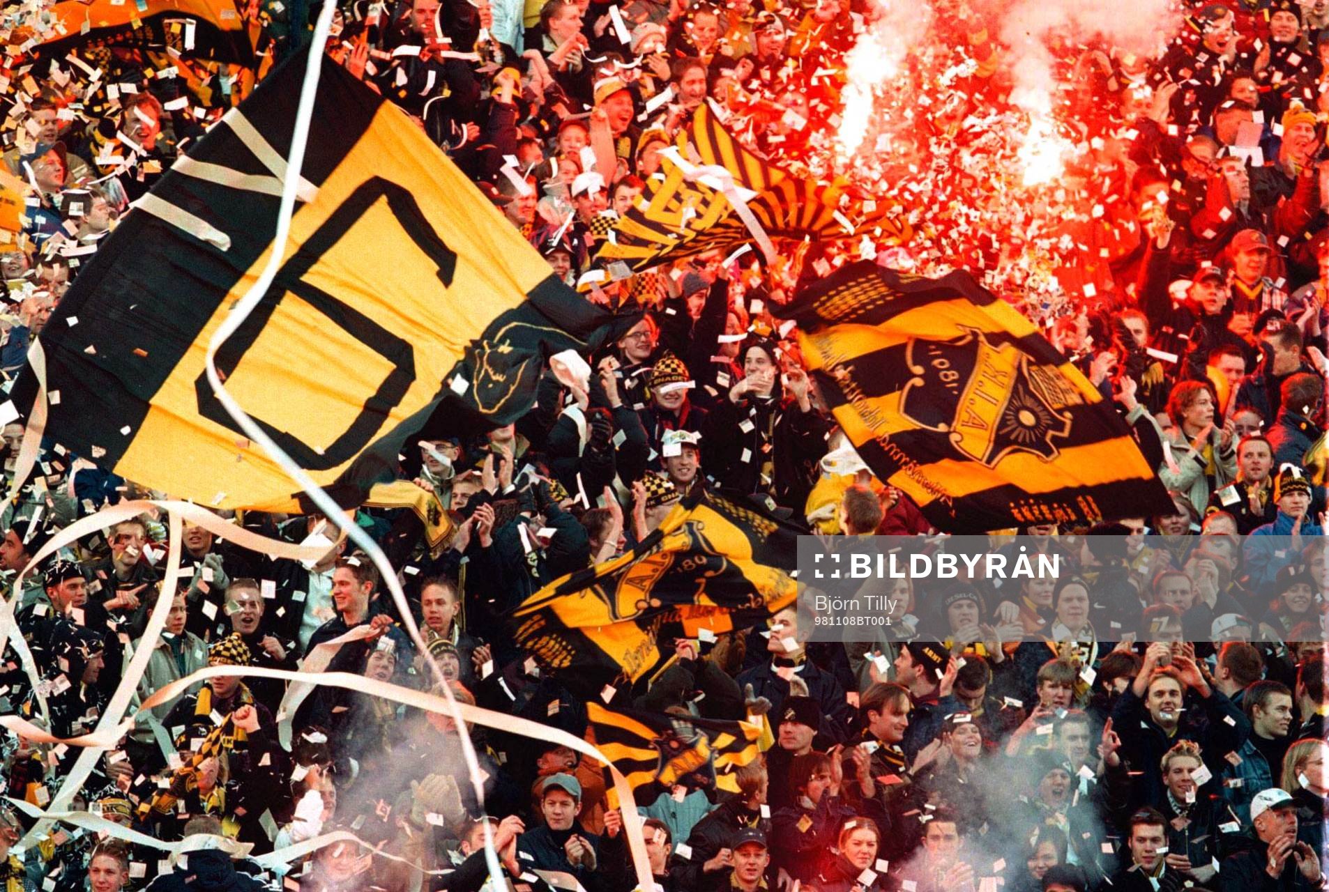AIK svenska mästare, SM-guld, supporter