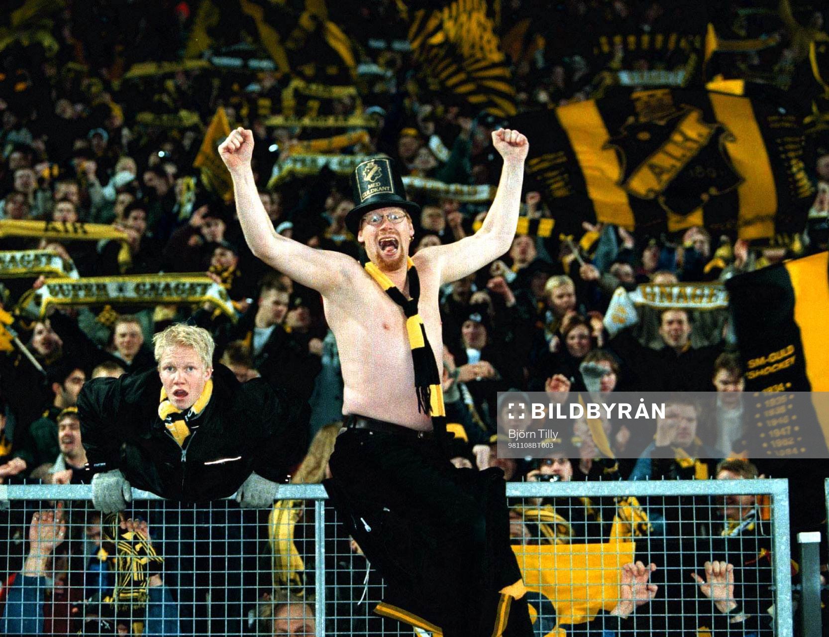 AIK svenska mästare, SM-guld, supporter