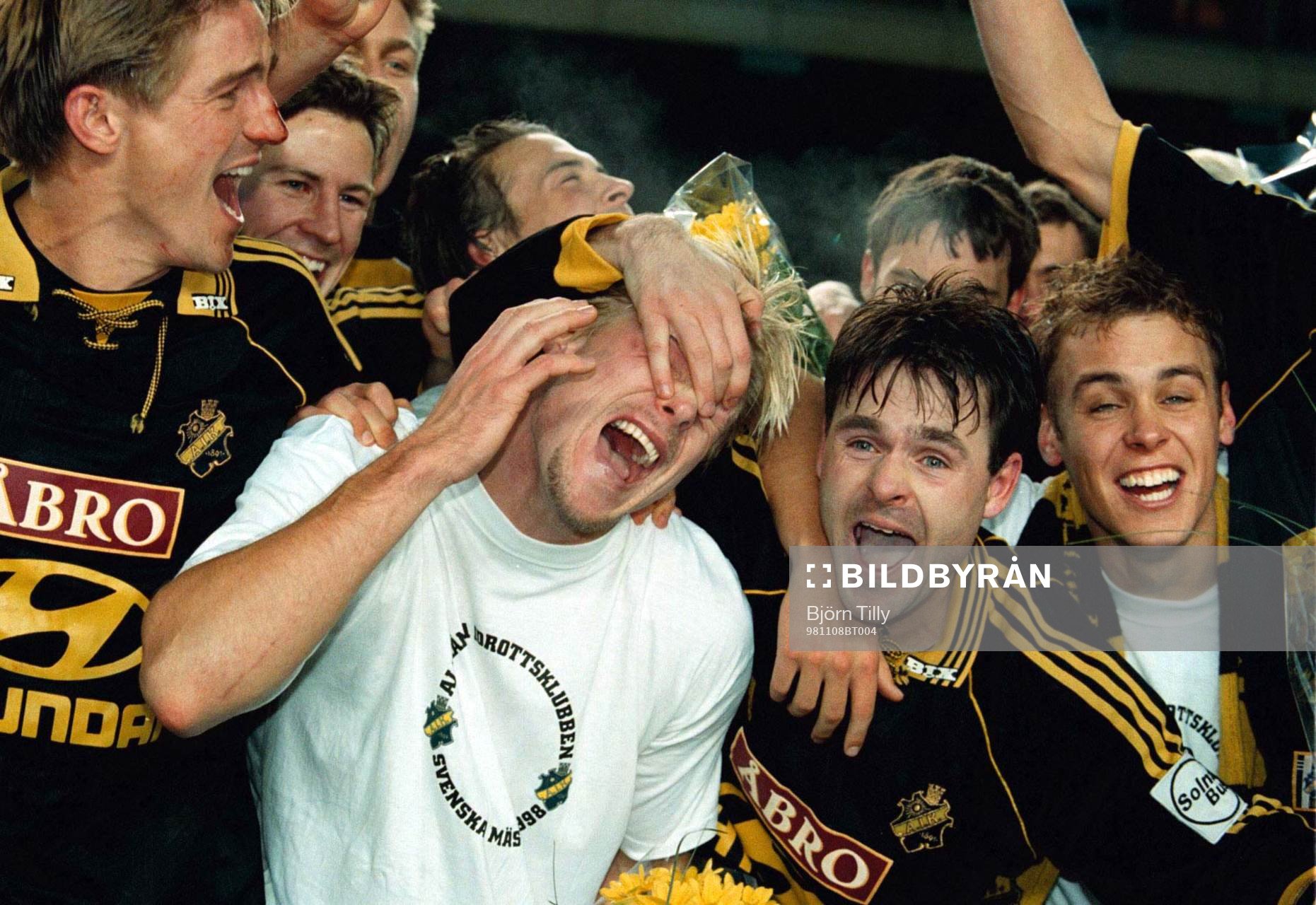 Johan Mjällby och Anders Limpar