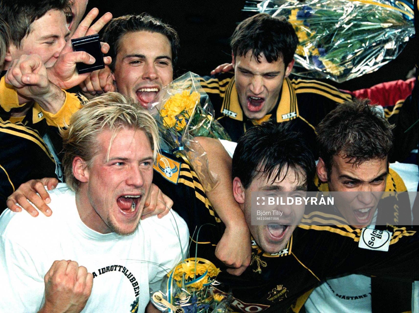 Johan Mjällby, Alexander Östlund, Patrik Fredholm, Anders