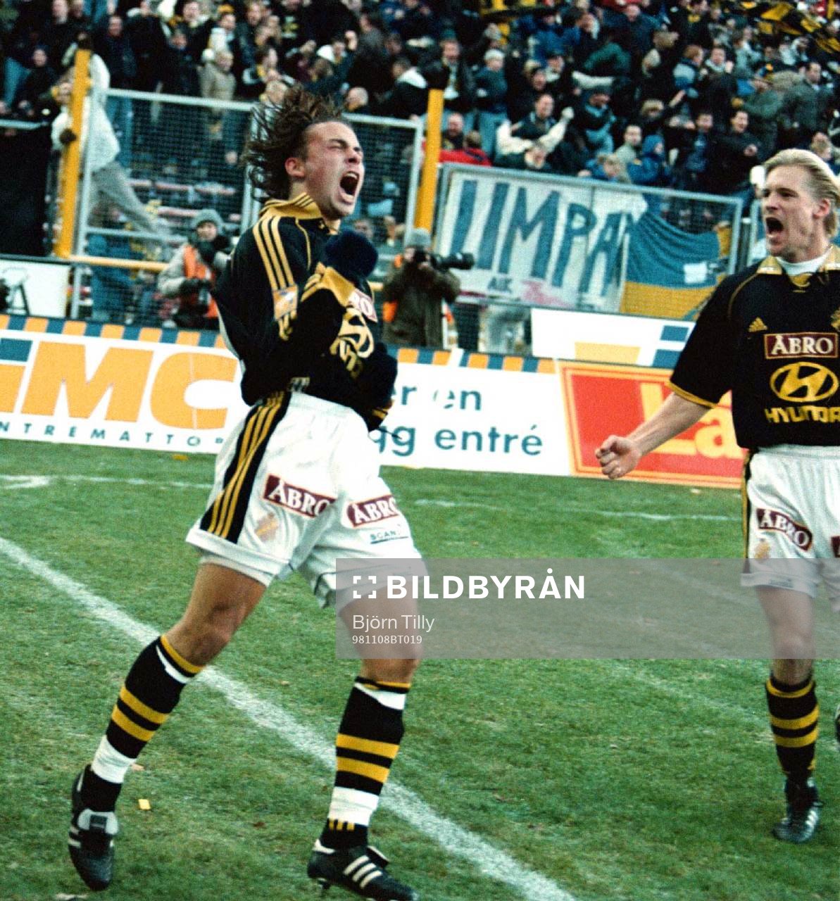 Alexander Östlund och Johan Mjällby, AIK