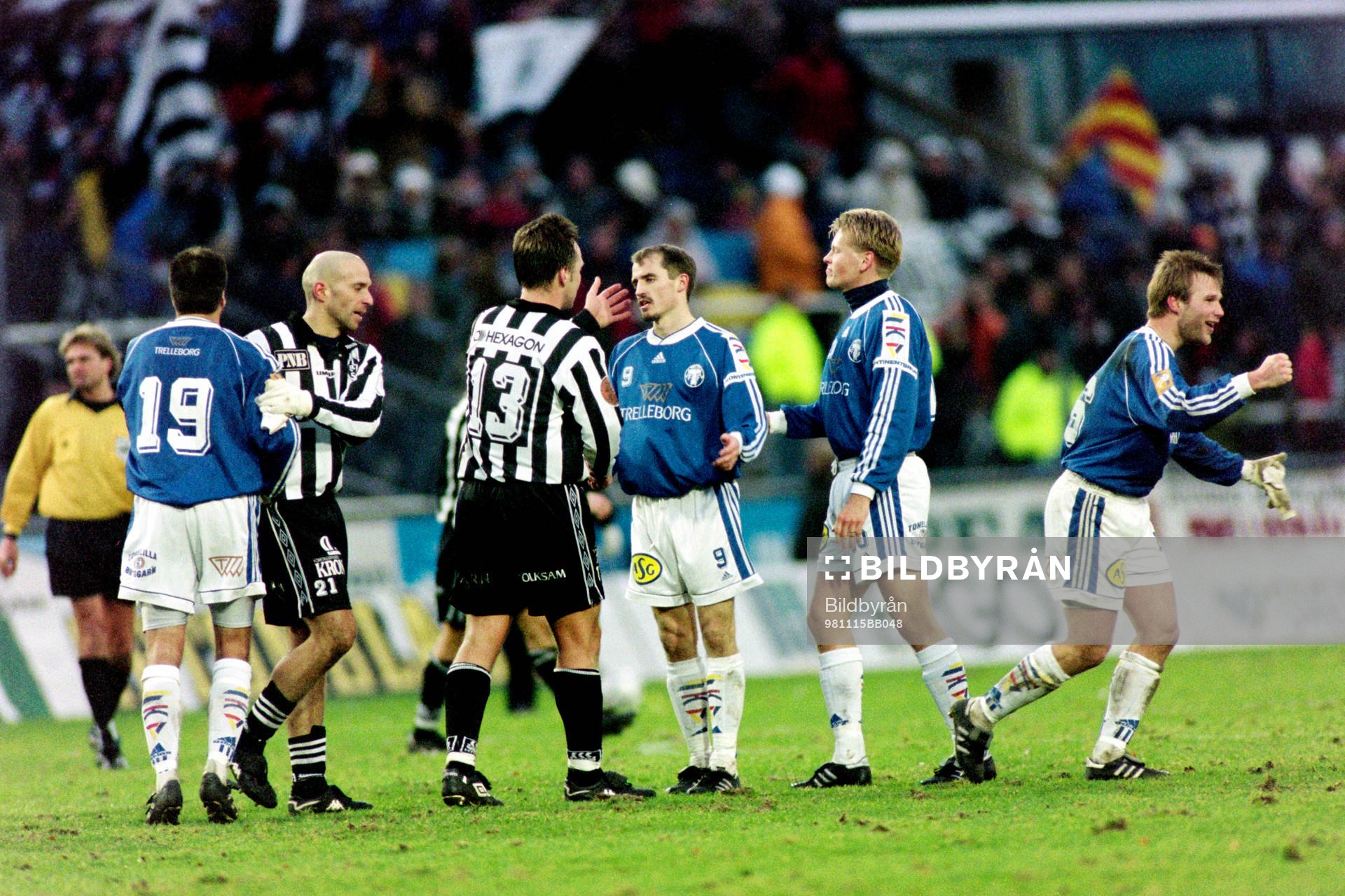 Mats Andersson, Landskrona gratulerar Magnus Arvidsson,