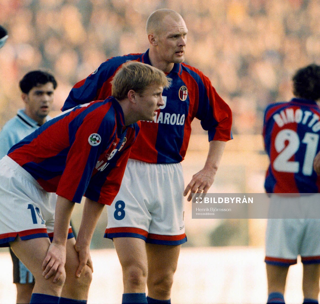 Kennet Andersson och Klas Ingesson, Bologna