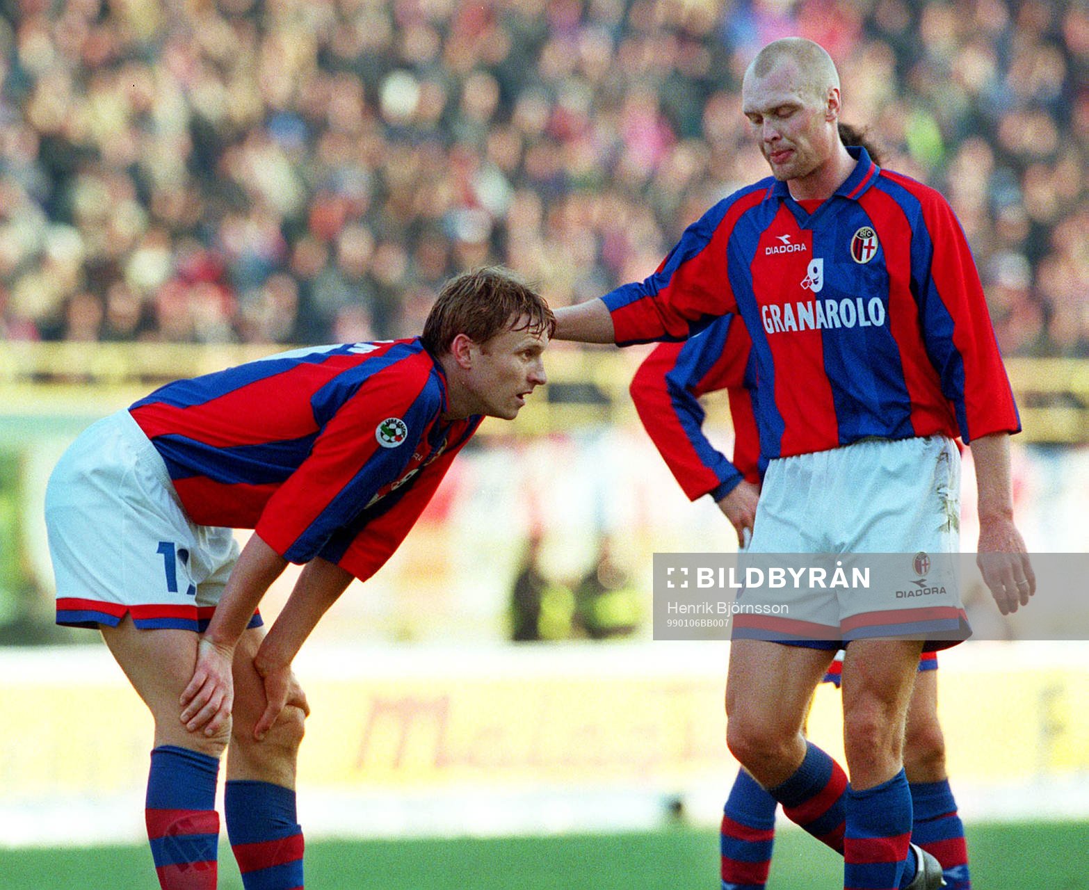 Kennet Andersson och Klas Ingesson, Bologna