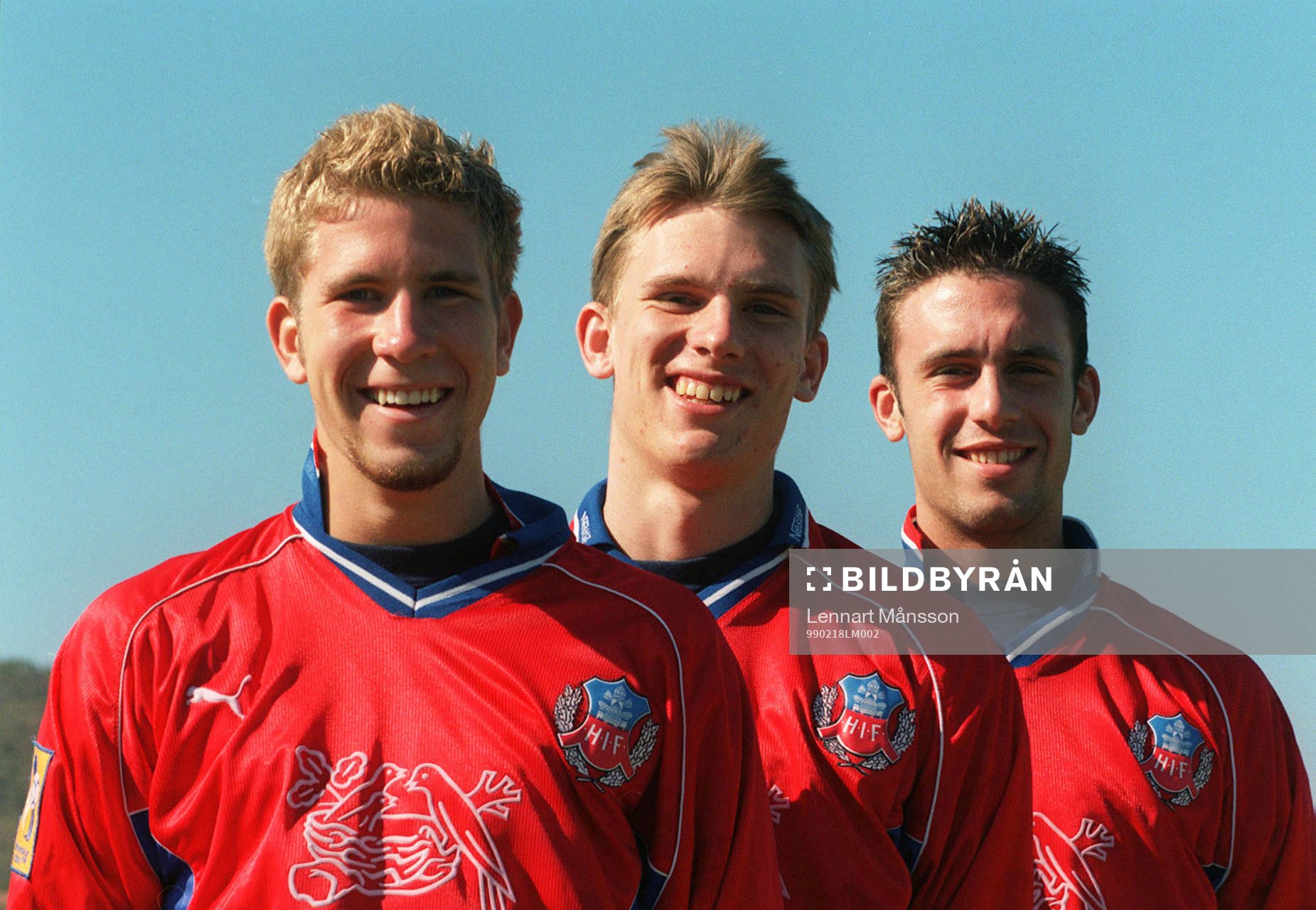 Mattias Lindström, Marcus Lindberg och Rade Prica,