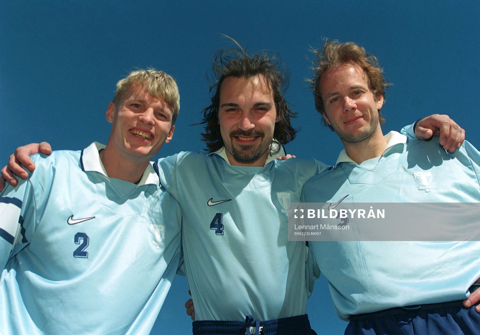 Mats Lilienberg, Dejan Pavlovic och Niclas Kindvall, Malmö