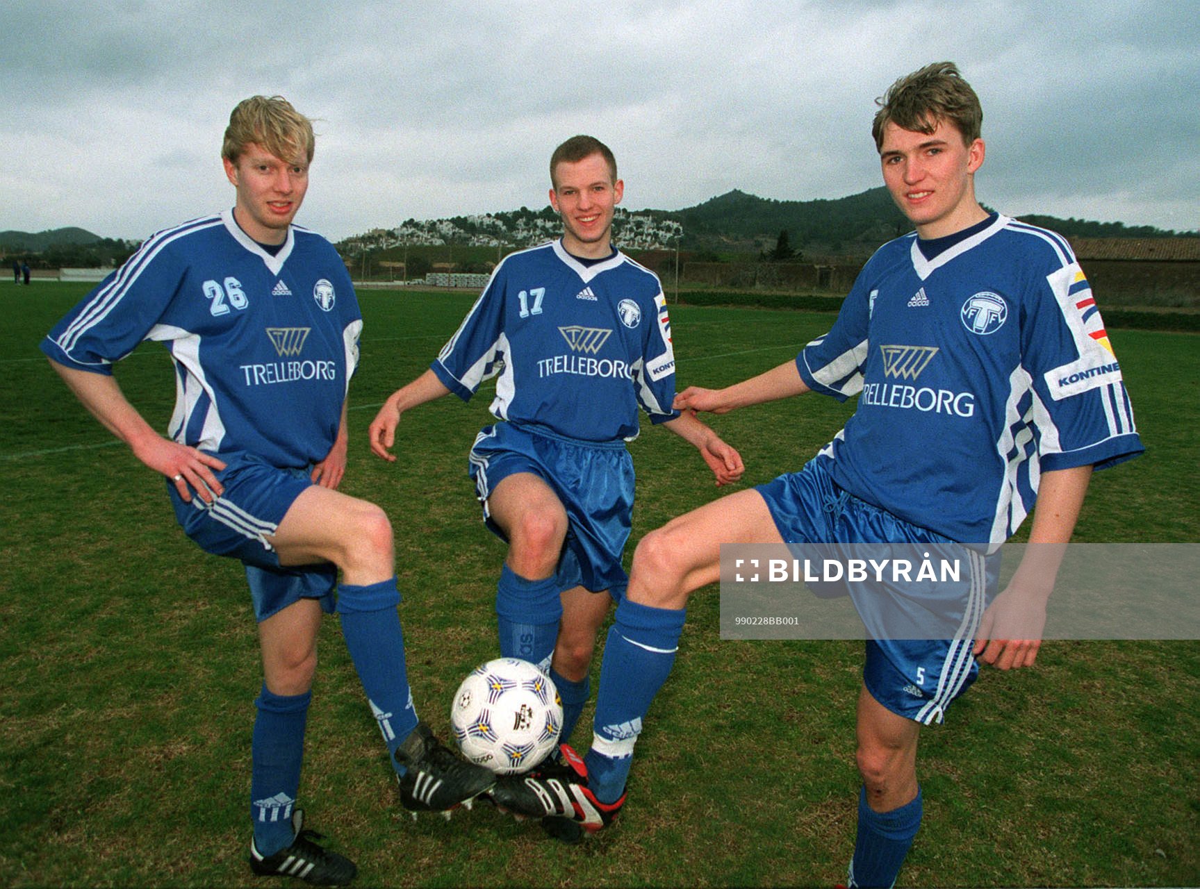 Johan Andersson, Patrik Svensson och Peter Abelsson,