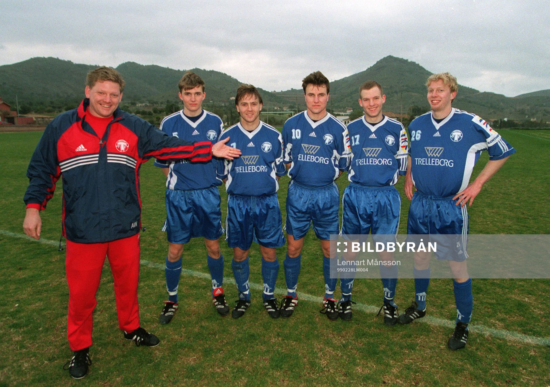 Alf Westerberg, tränare, Peter Abelsson, Jens Svensson,
