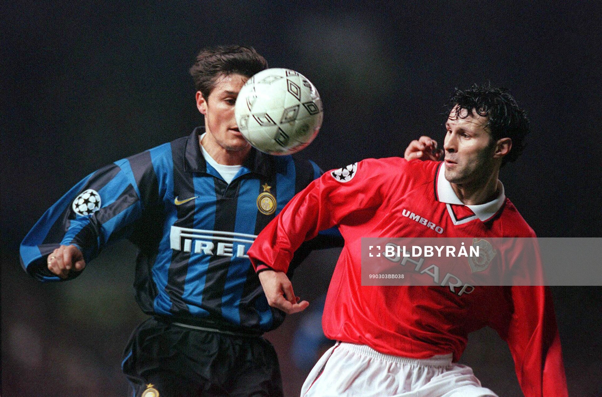 Javier Zanetti och Ryan Giggs