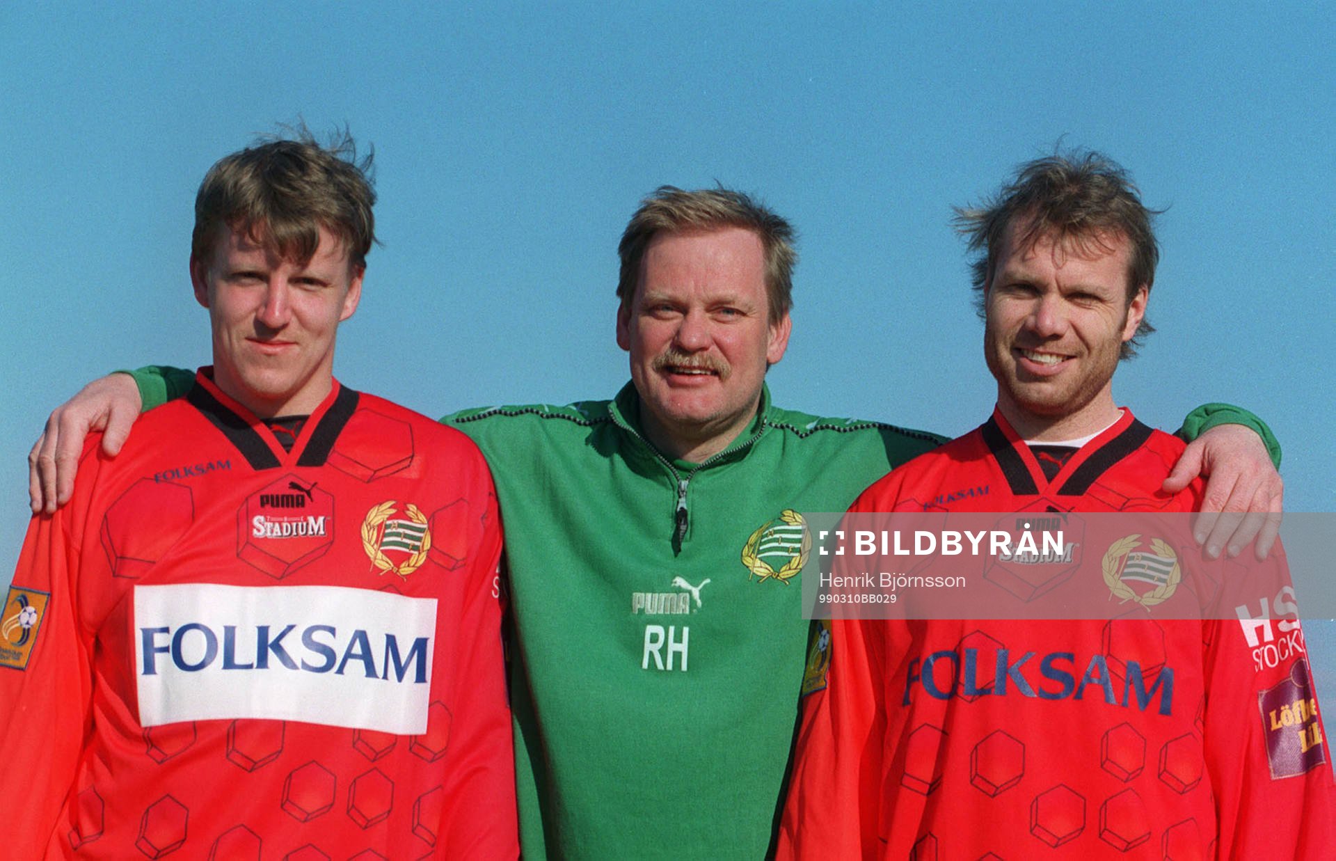 Thomas Höglund, Ronnie Hellström och Lars Eriksson, Hammarby