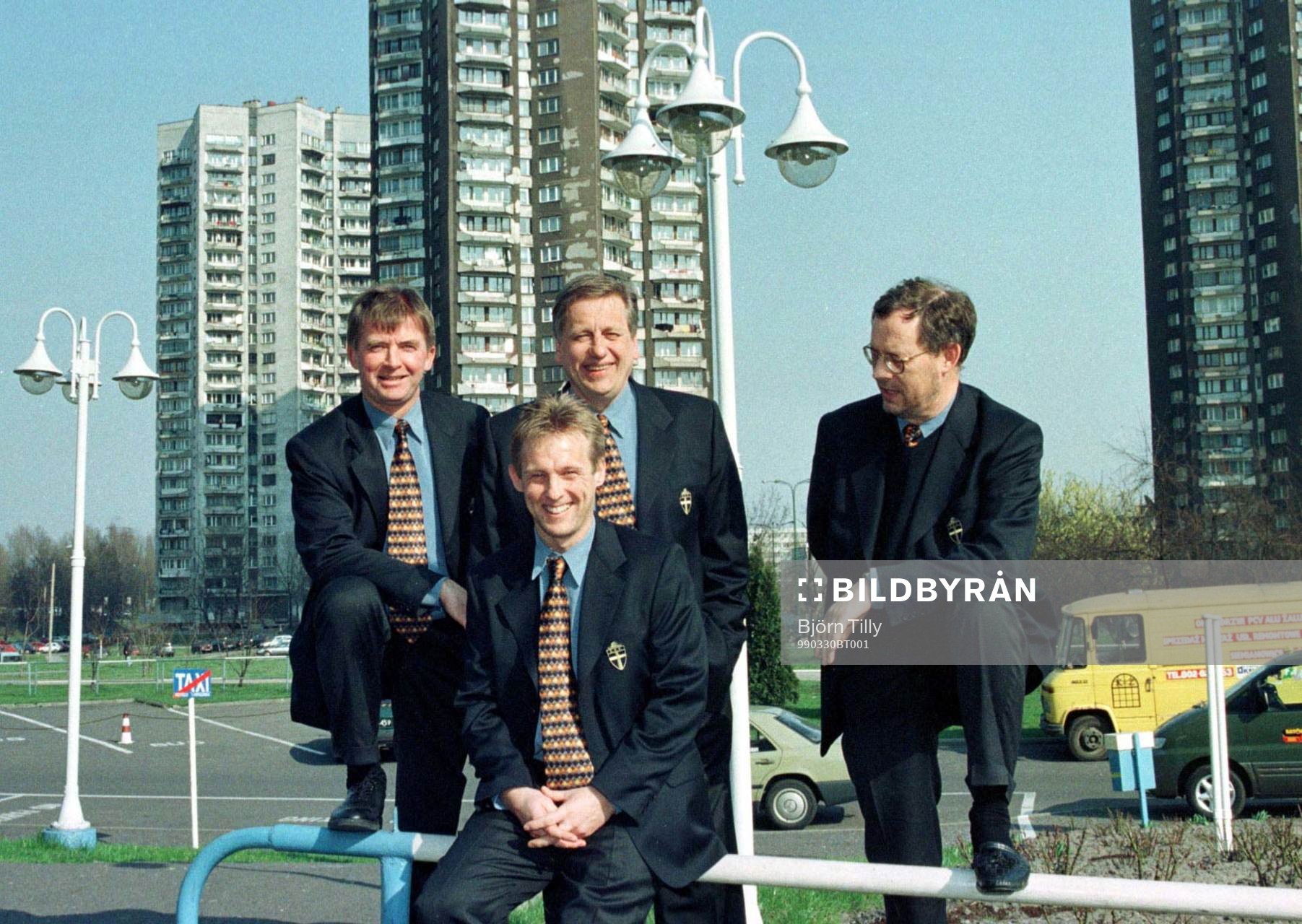 Succékvartetten fr v: Lennart Ljung, Paul Balsom,