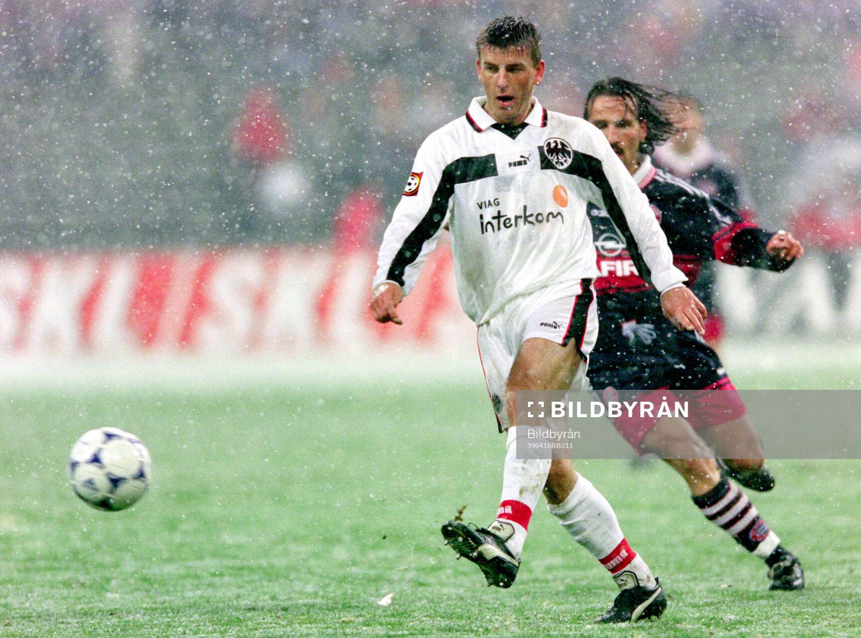 Fotboll, Bundesliga, Bayern Munich - Eintracht Frankfurt 3-1: Bernd Schneider of Eintracht Frankfurt.