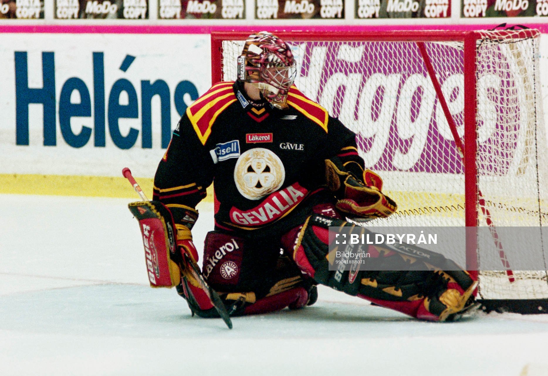 Brynäs målvakt Johan Holmqvist