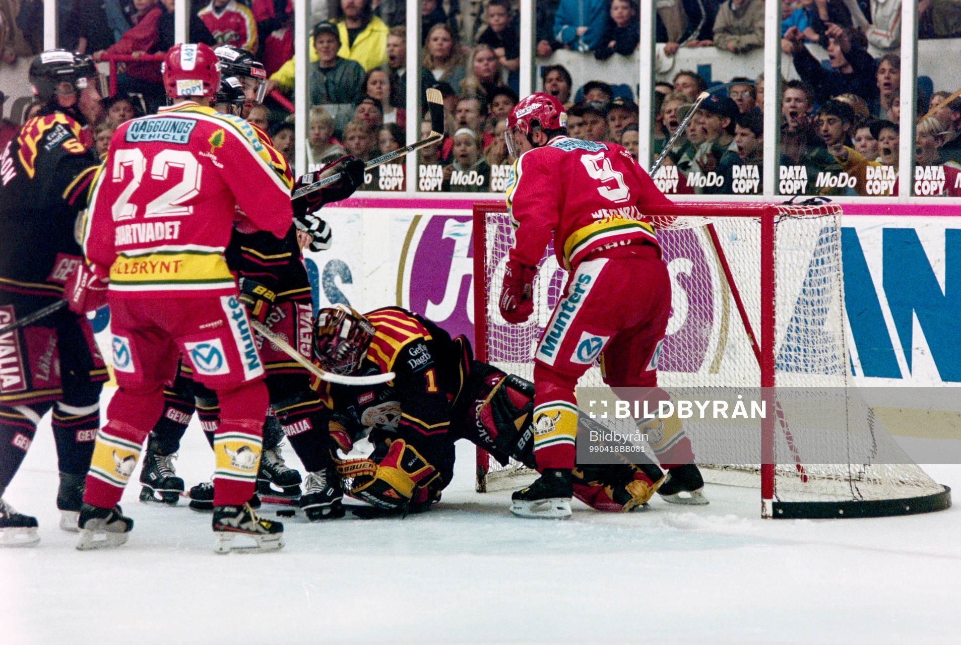 Brynäs målvakt Johan Holmqvist