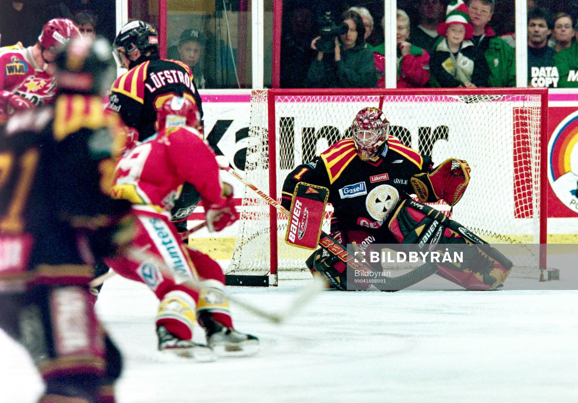 Johan Holmqvist, målvakt i Brynäs