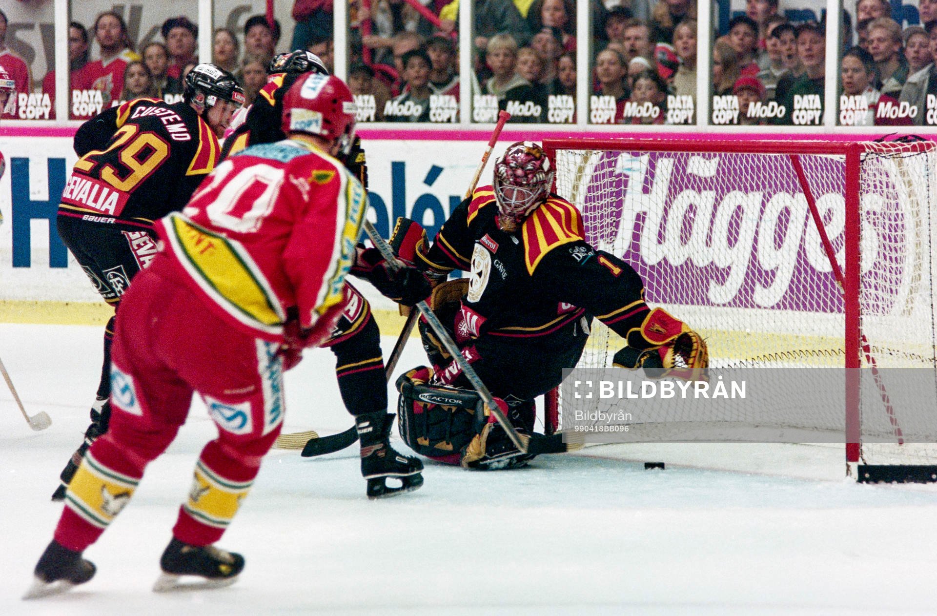 Johan Holmqvist, målvakt i Brynäs