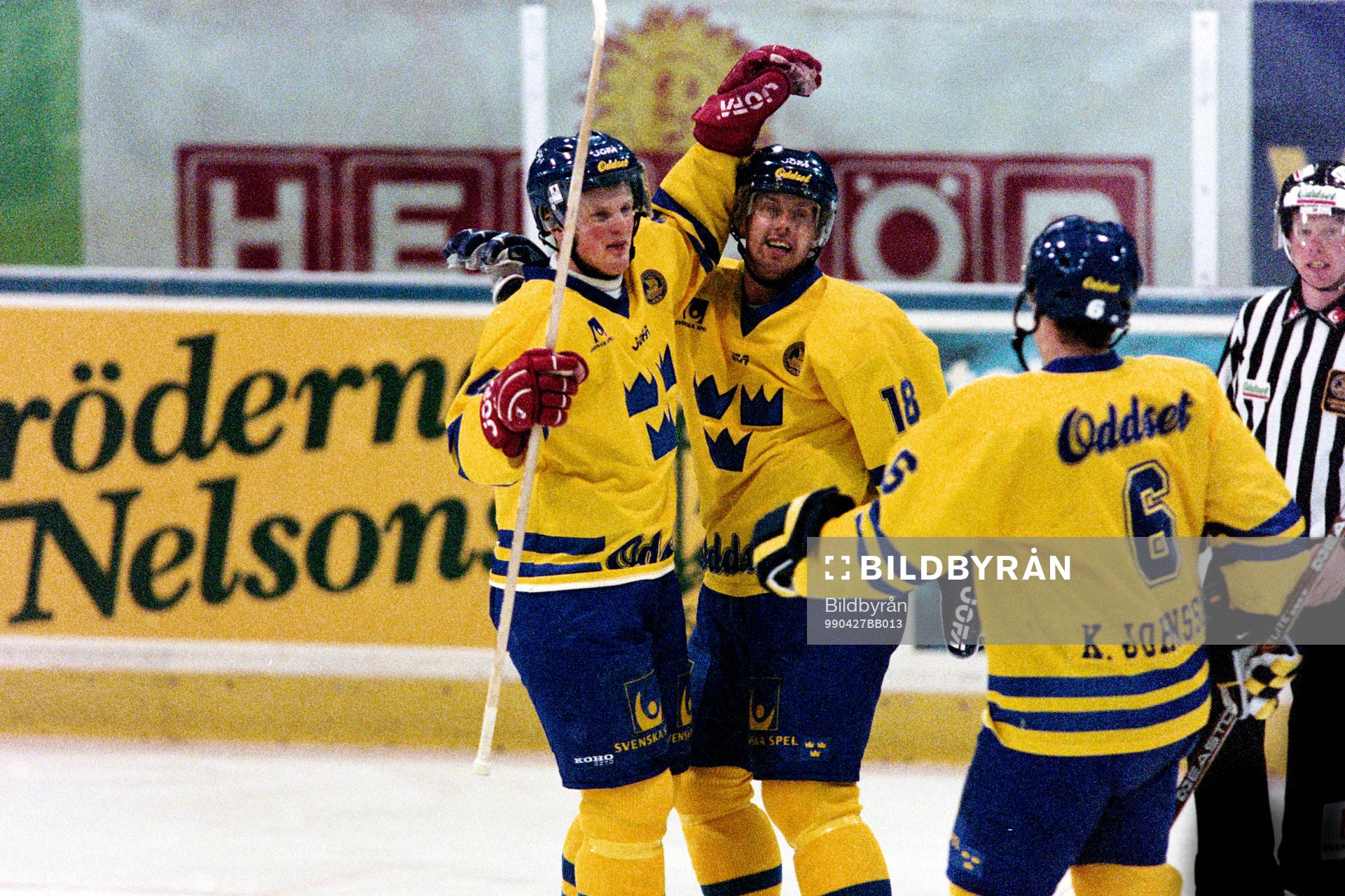 Henrik Sedan och Thomas Johansson, Sverige jublar