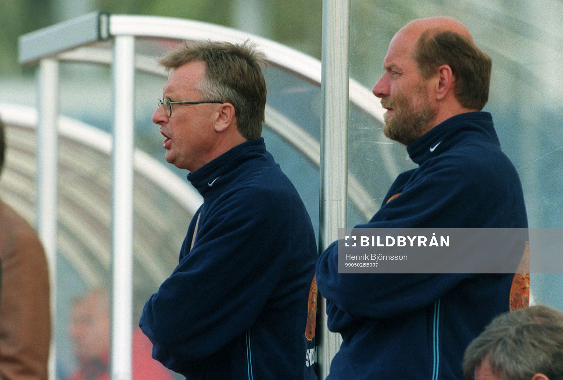 Roland Andersson och Thomas Sjöberg, tränare i Malmö FF