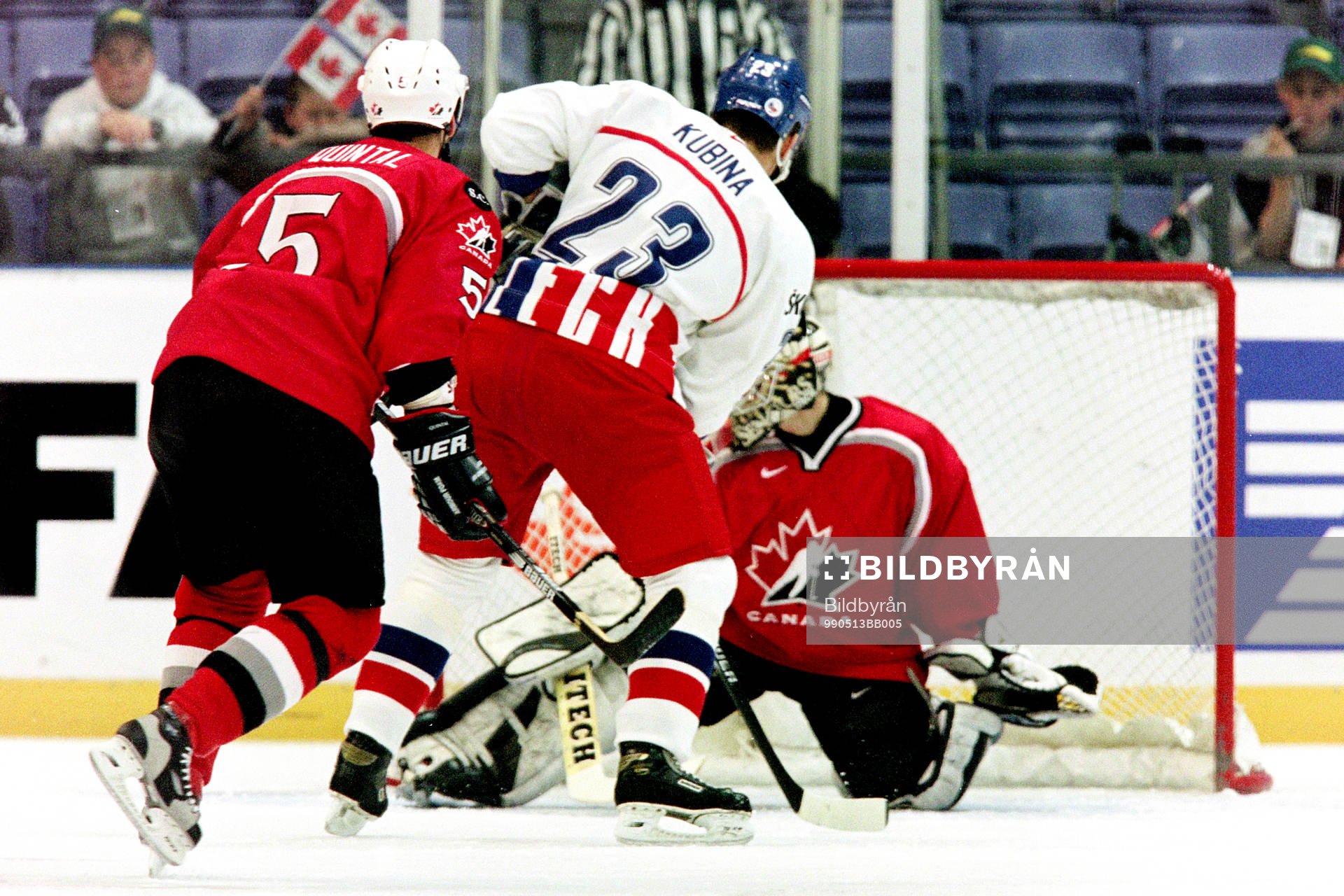 Ishockey, VM, Semifinal, Tjeckien - Kanada, 6-4, 0-0