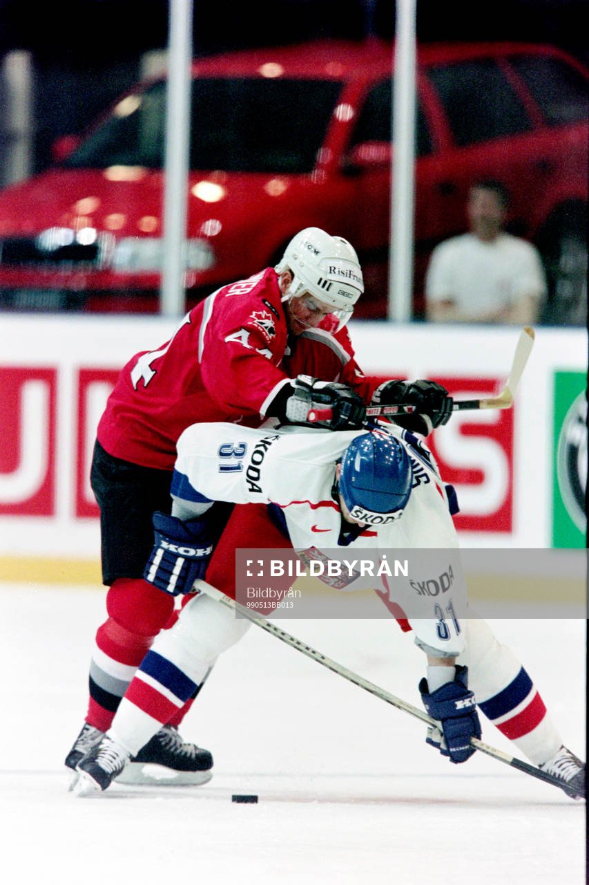 Ishockey, VM, Semifinal, Tjeckien - Kanada, 6-4, 0-0