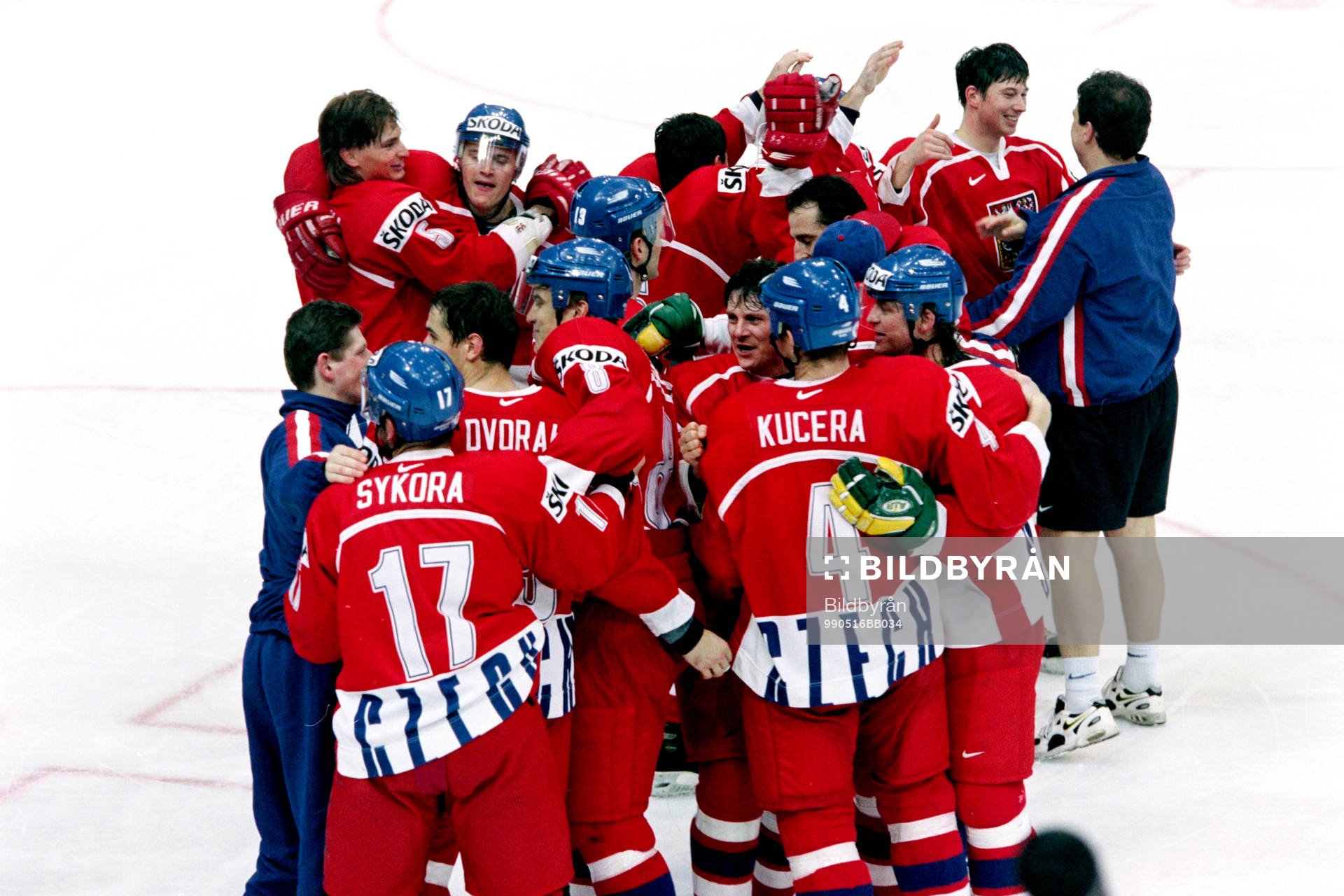 Ishockey, VM, Final 2, Tjeckien - Finland, 1-4, 1-0 i