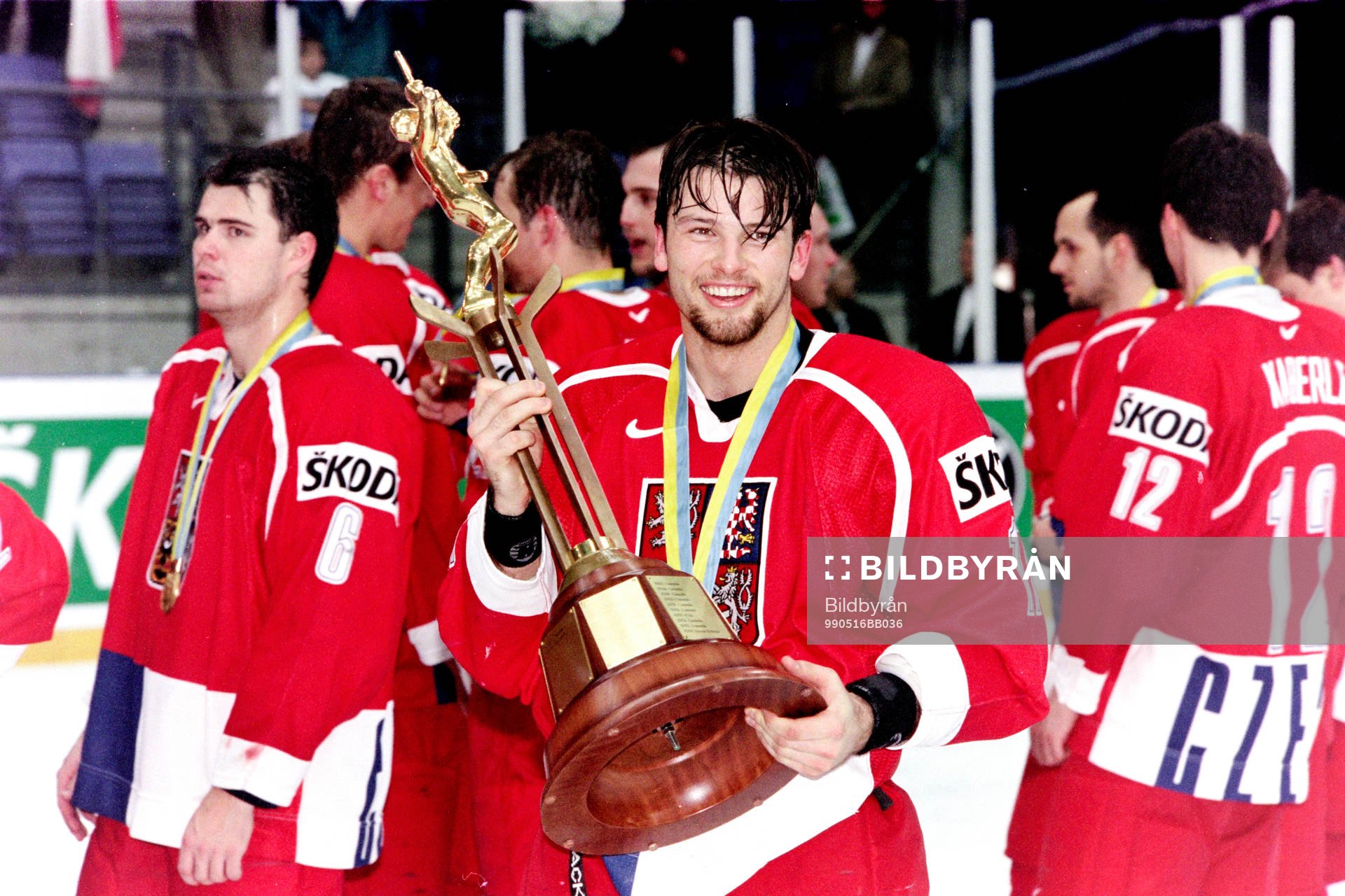 Ishockey, VM, Final 2, Tjeckien - Finland, 1-4, 1-0 i