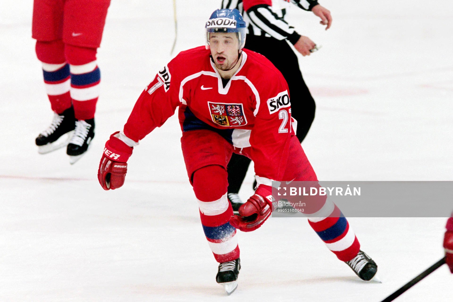 Ishockey, VM, Final 2, Tjeckien - Finland, 1-4, 1-0 i