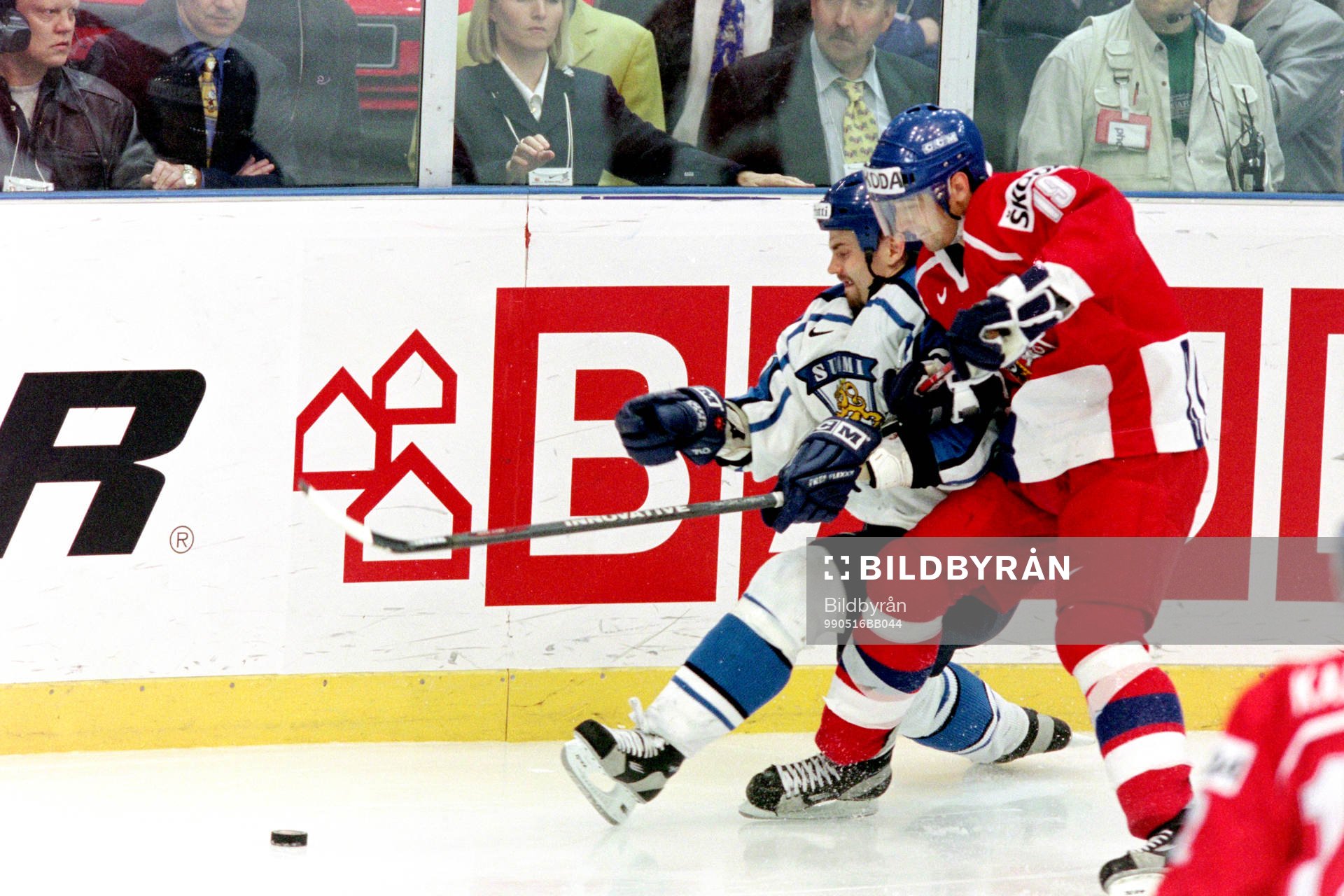 Ishockey, VM, Final 2, Tjeckien - Finland, 1-4, 1-0 i