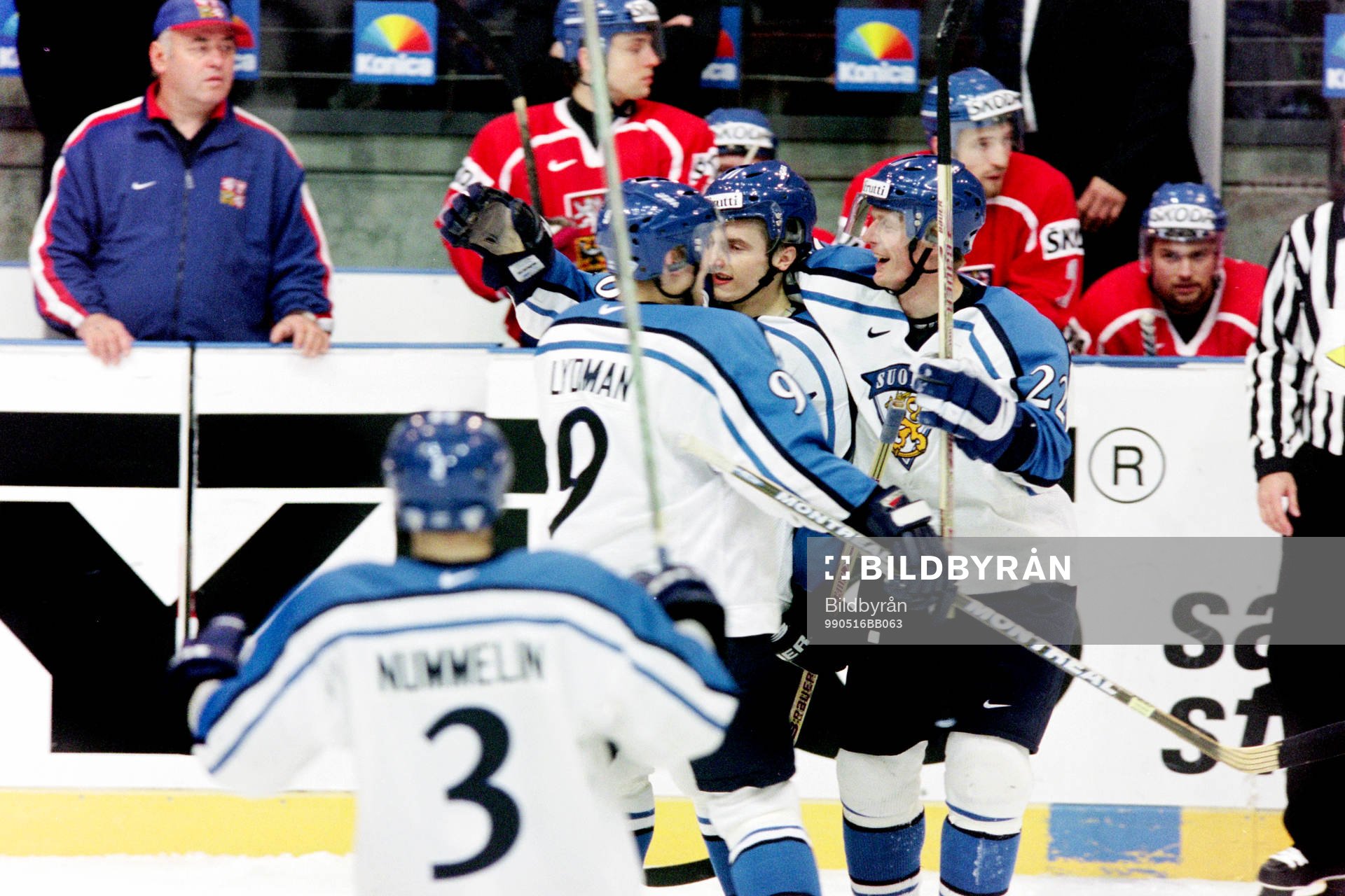 Ishockey, VM, Final 2, Tjeckien - Finland, 1-4, 1-0 i