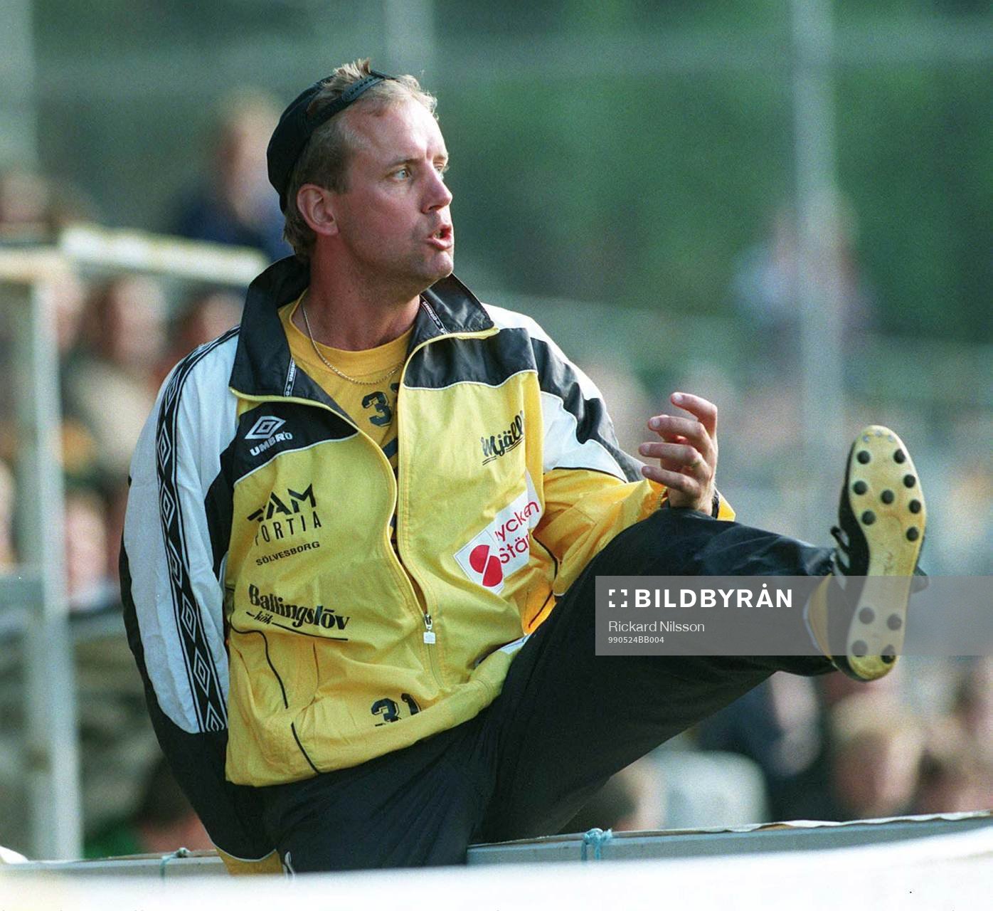 Hans Larsson, tränare Mjällby