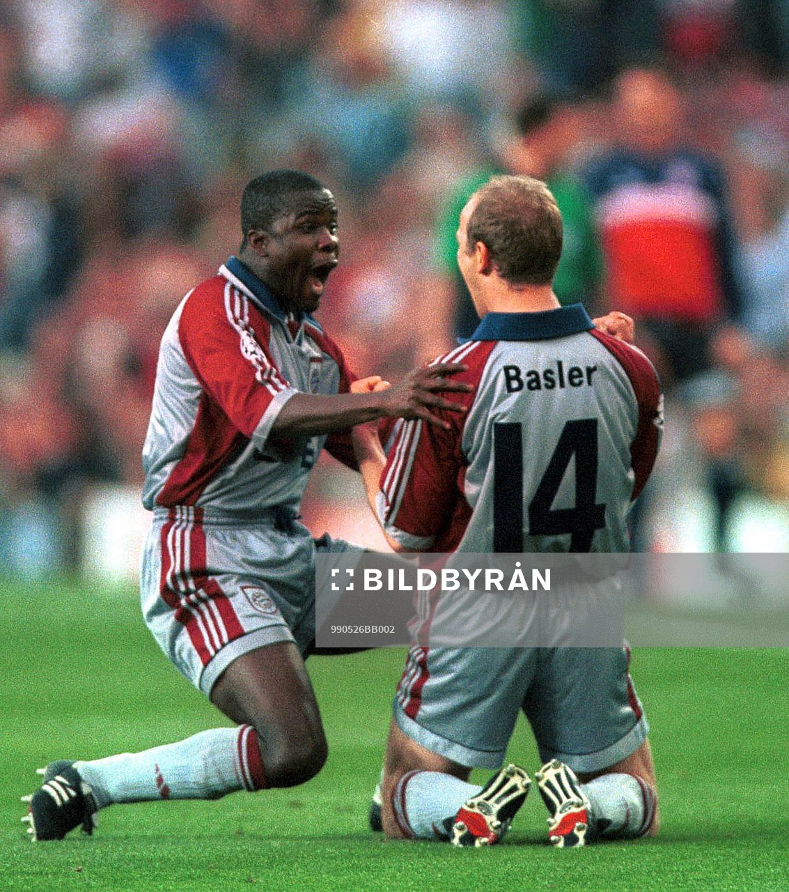 Samuel Kuffour och Mario Basler