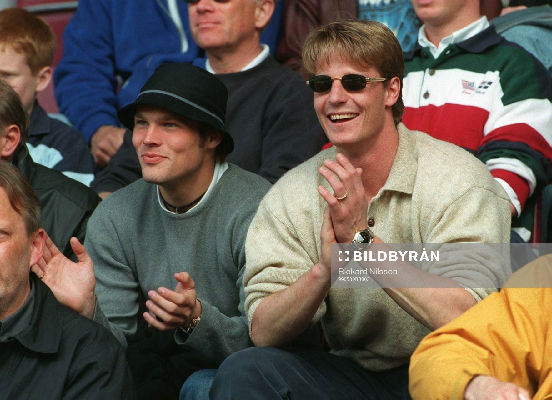 Fredrik Ljungberg och Jesper Mattsson på Örjans Vall