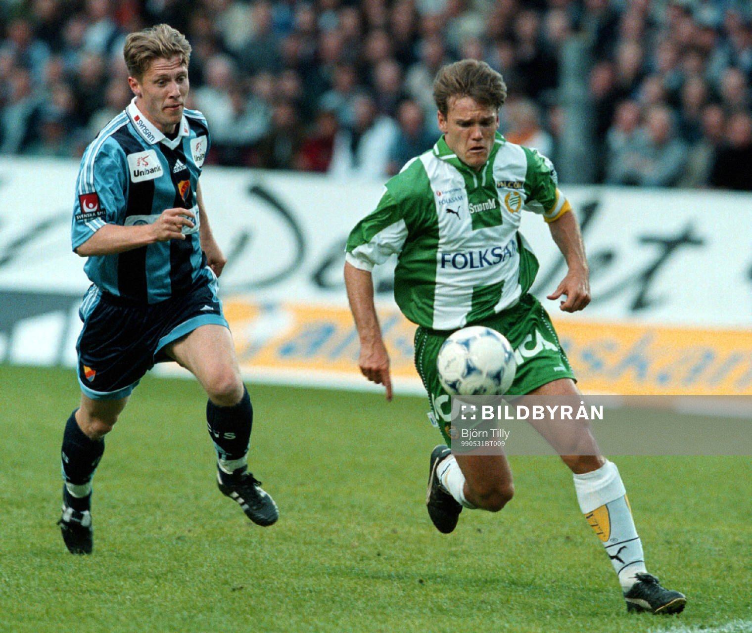 Djurgården - Hammarby. Mikael Hellström