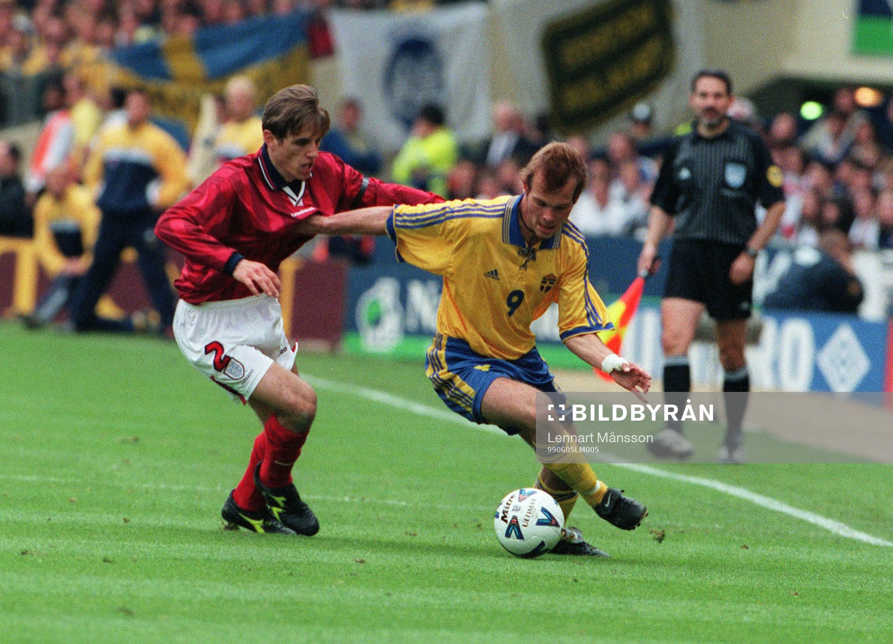 Phil Neville och Fredrik Ljungberg