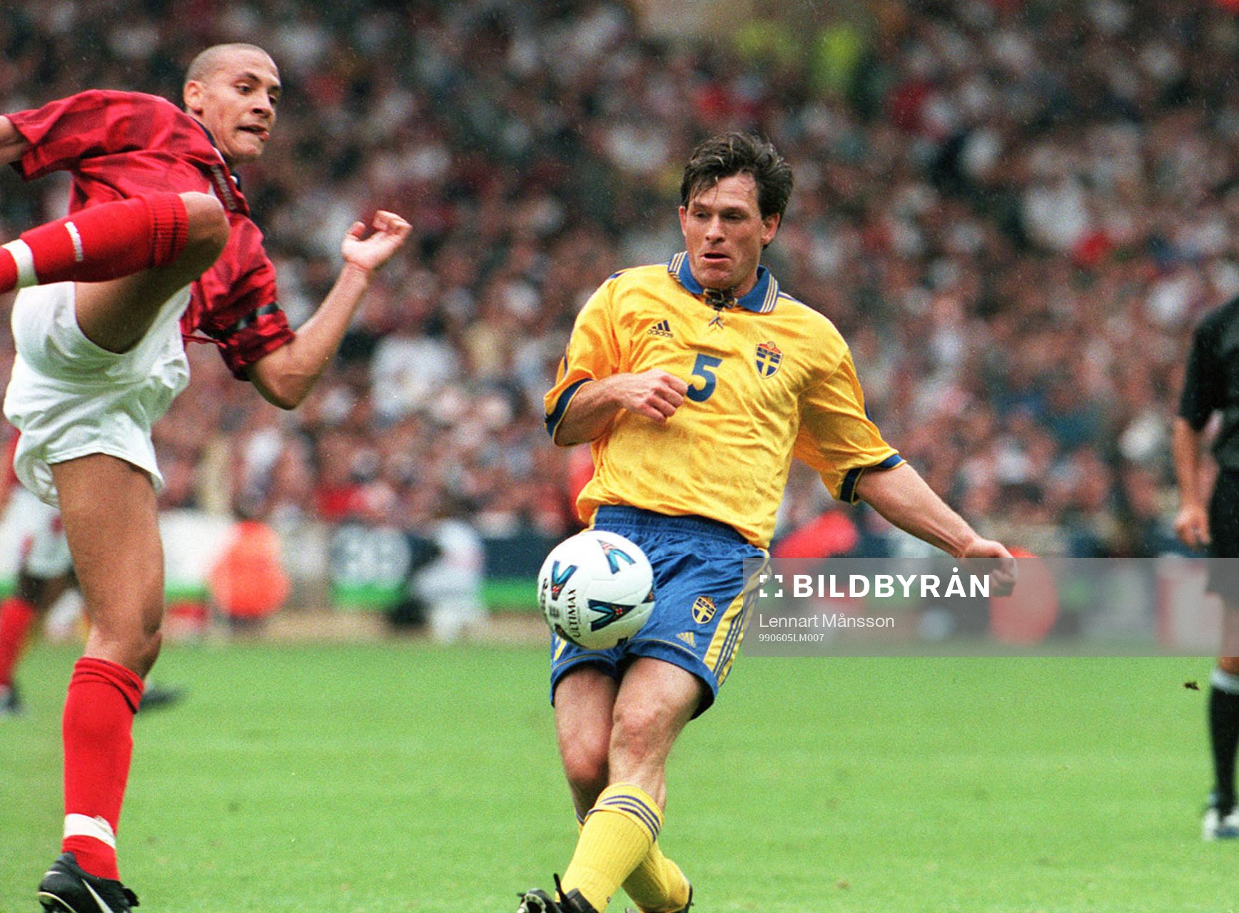 Rio Ferdinand och Pontus Kåmark