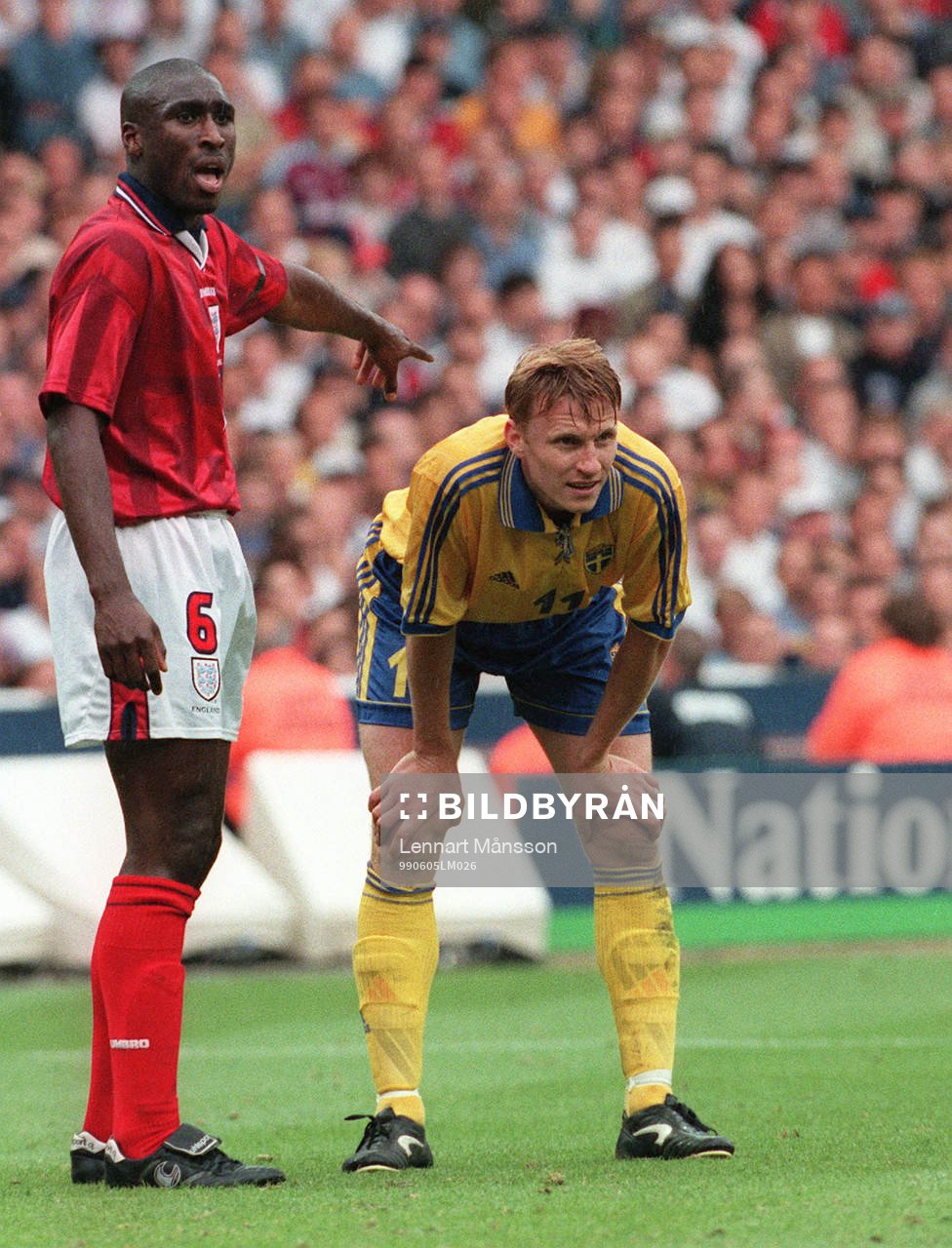 Sol Campbell och Kennet Andersson