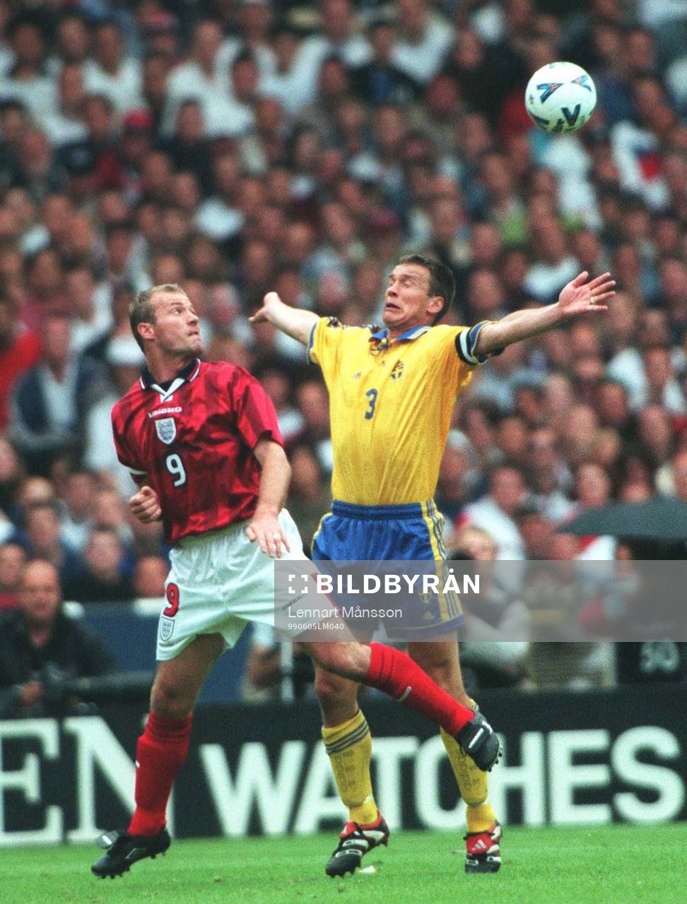  Alan Shearer och Patrik Andersson 