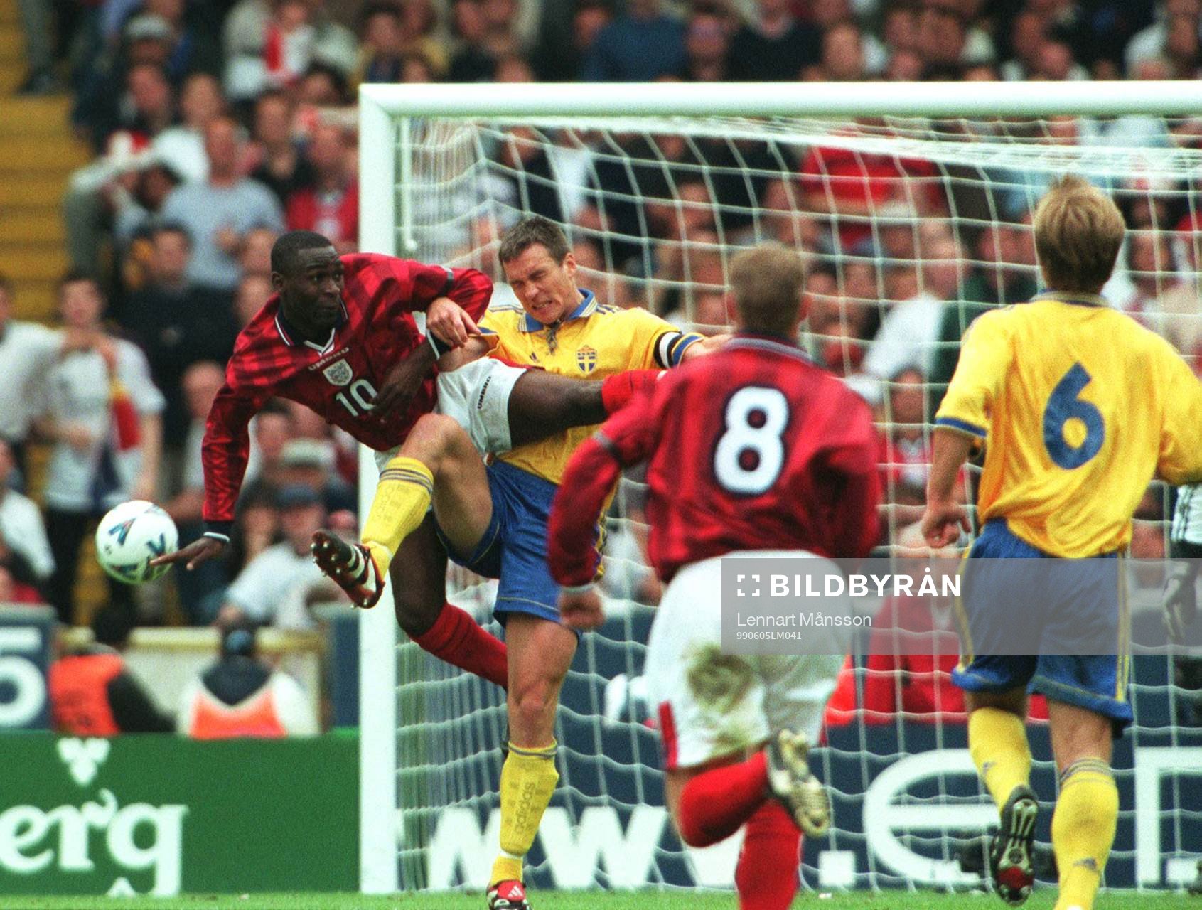  Andy Cole och Patrik Andersson 