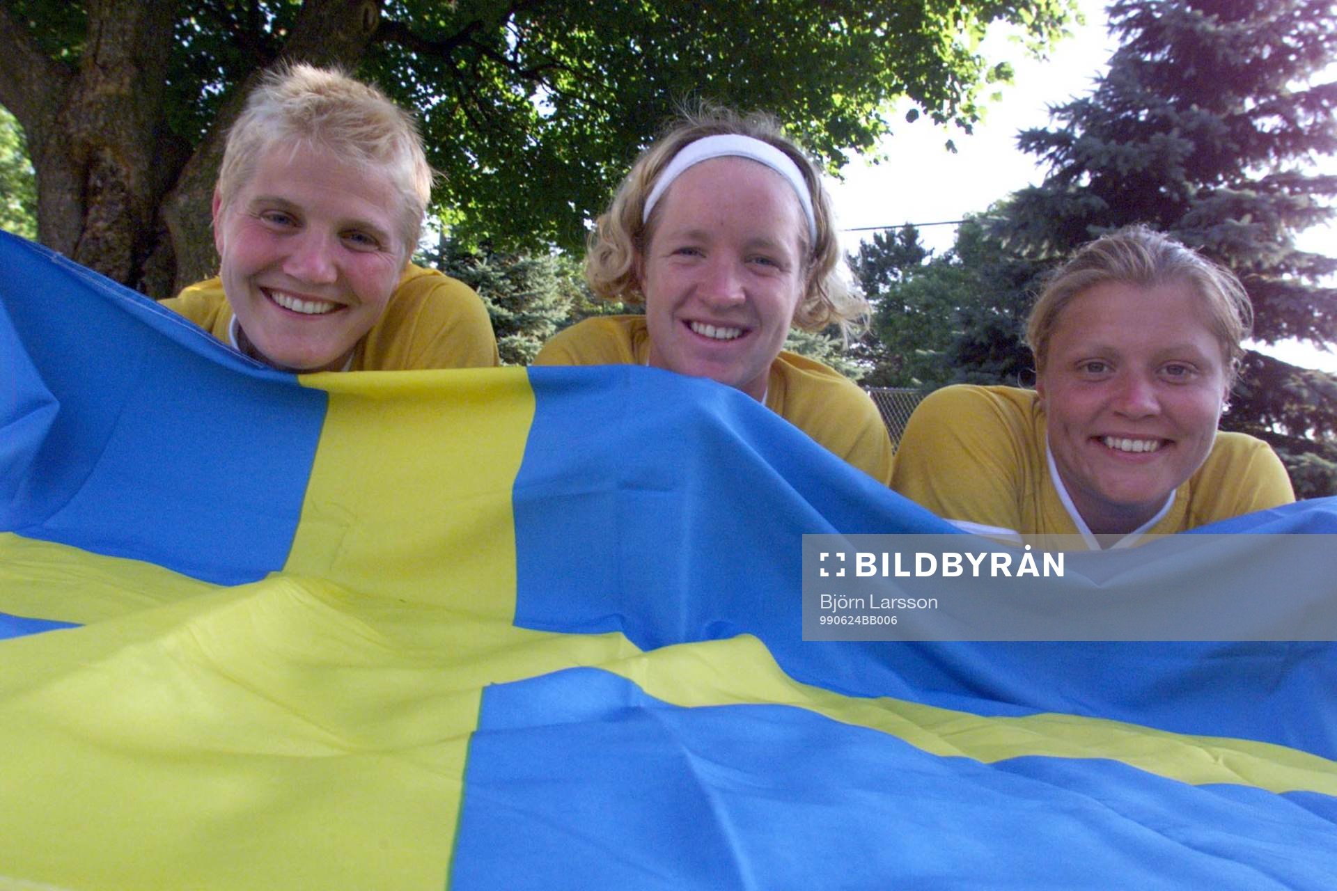 FOTBOLLS-VM USA. ÅSA LÖNNQVIST, VICTORIA SVENSSON OCH