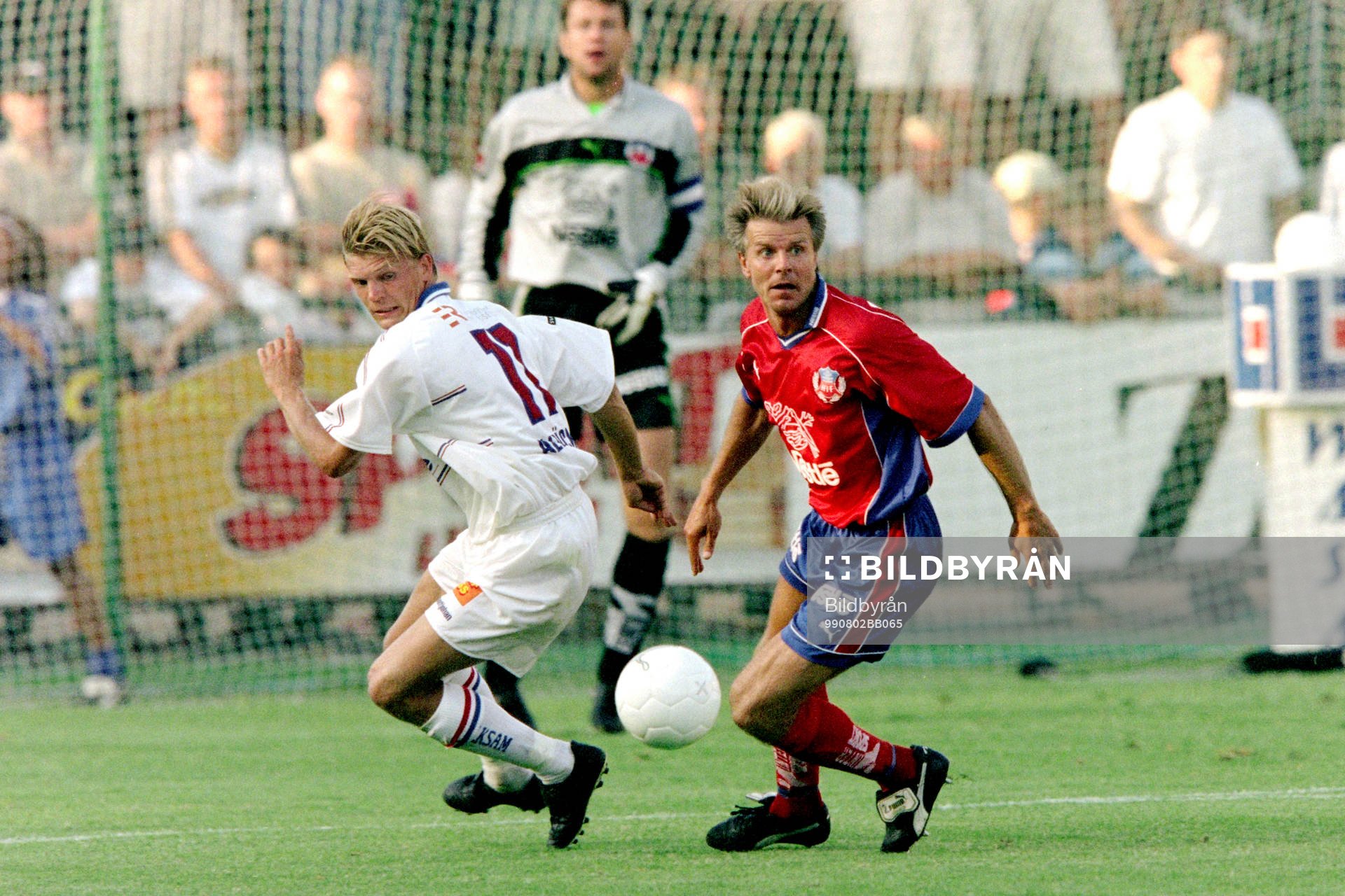 Marcus Allbäck, Örgryte och Roland Nilsson, Helsingborg