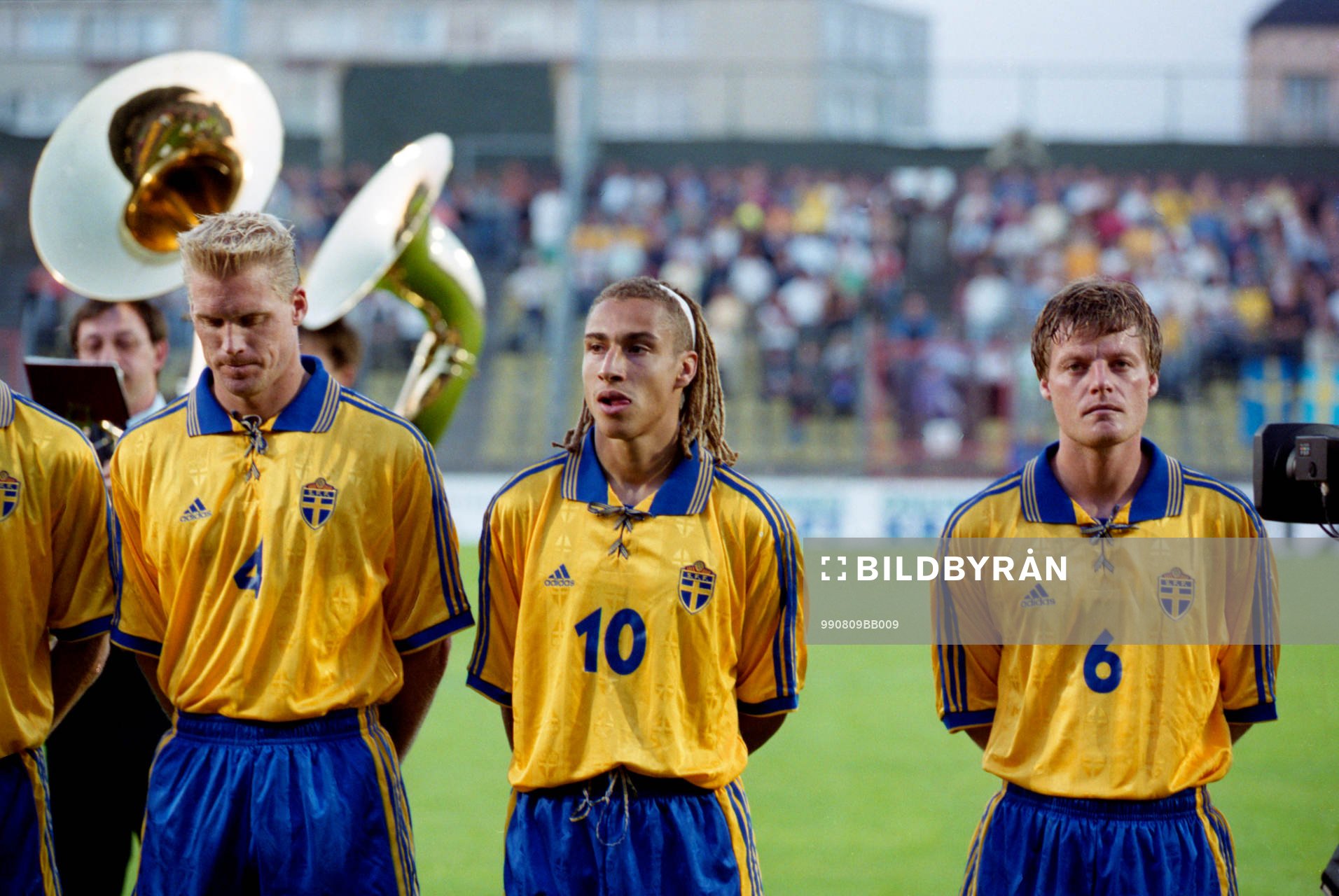 Johan Mjällby, Henrik Larsson, Stefan Schwarz, Sverige