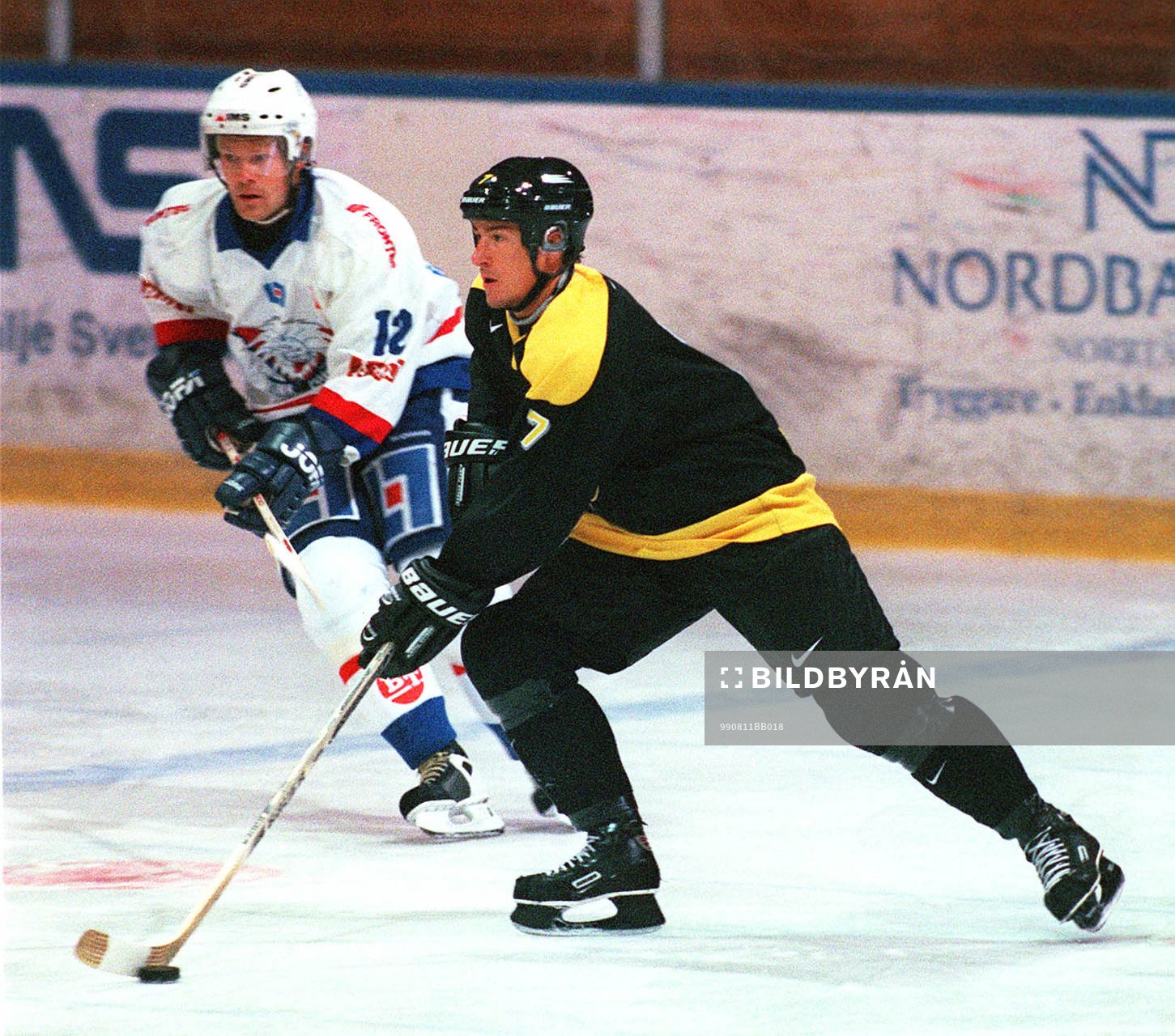 Ulf Söderström, Linköping, och Stefan Gustavson, AIK