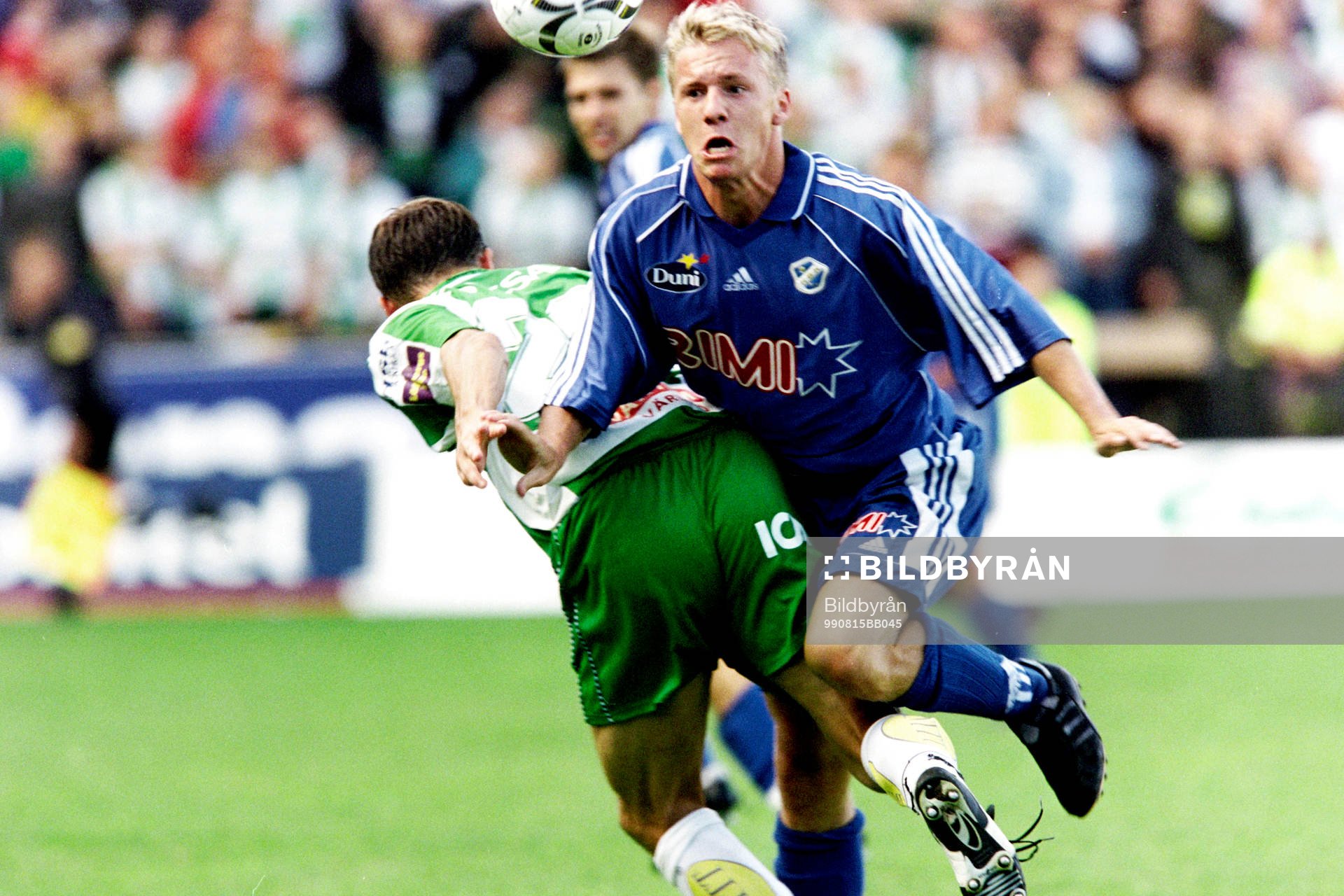 Fotboll, Allsvenskan, Hammarby - Halmstad, 1-0: Björn Carlsson, Halmstad.