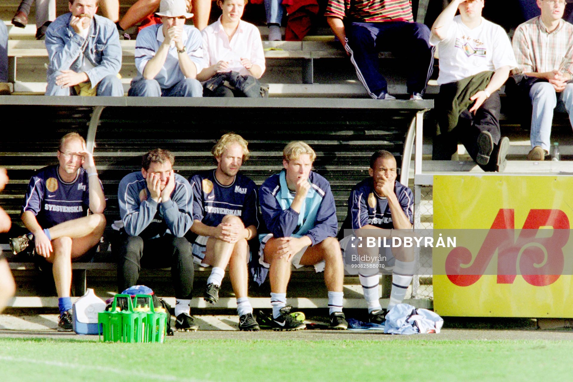 Niclas Kindvall, Malmö deppar med lagkamraterna på bänken