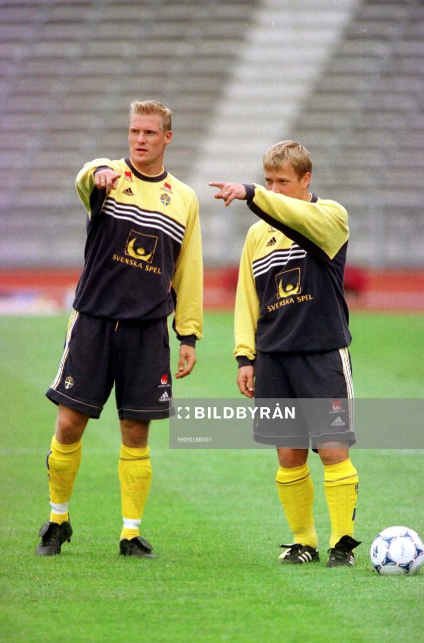Johan Mjällby och Pär Zetterberg